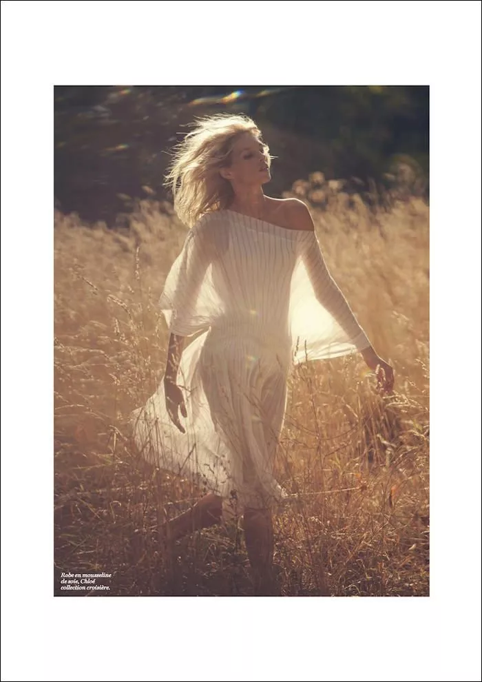 Anja Rubik photographed by David Bellemere for Vogue Paris, November 2012