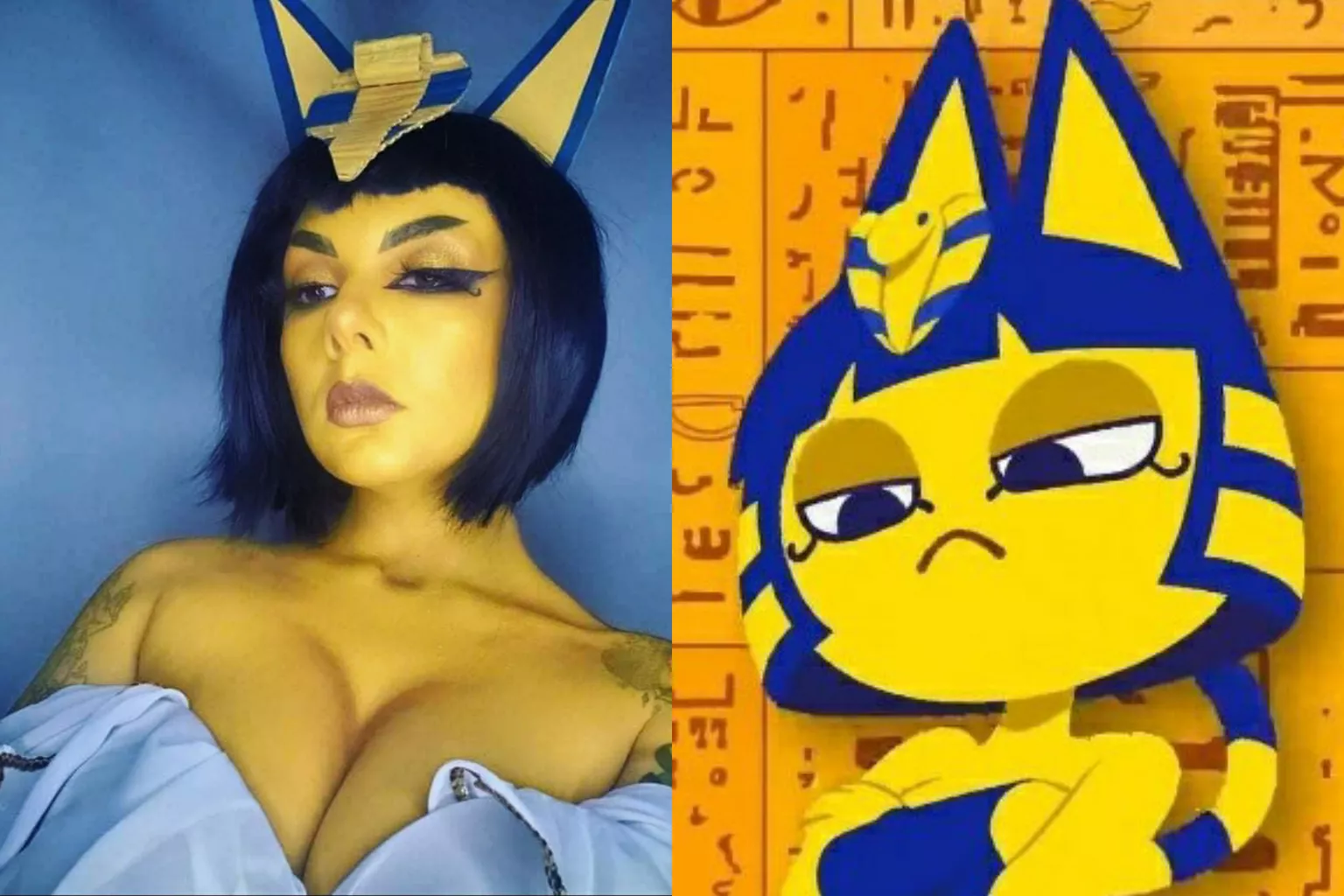 Ankha Animal Crossing cosplay by me