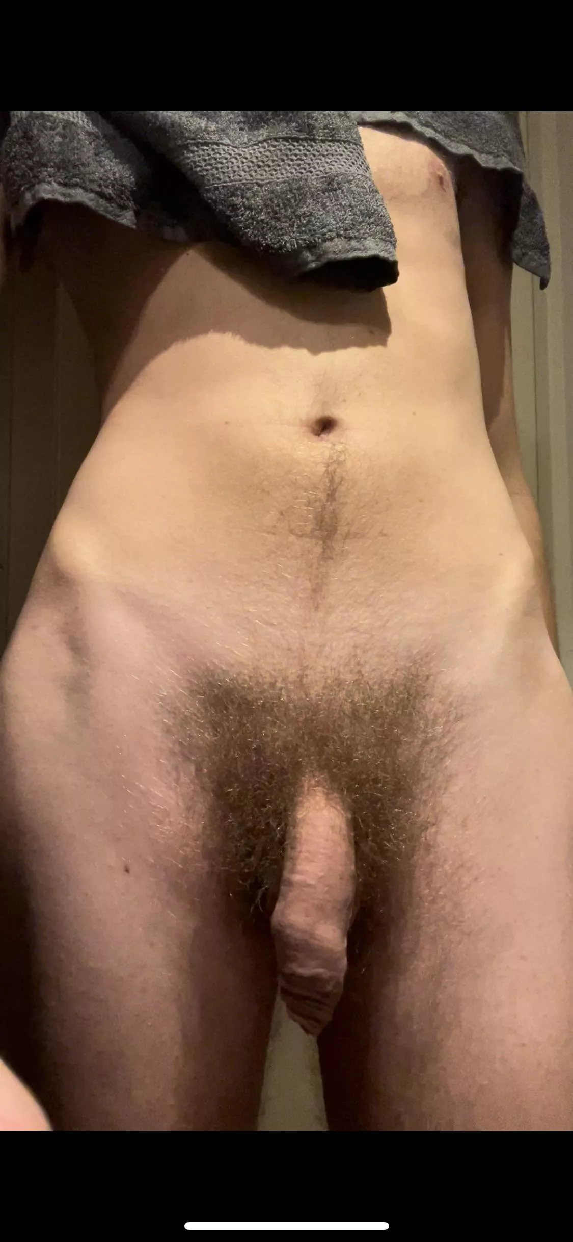 Another after-shower picture of my cock and bush.