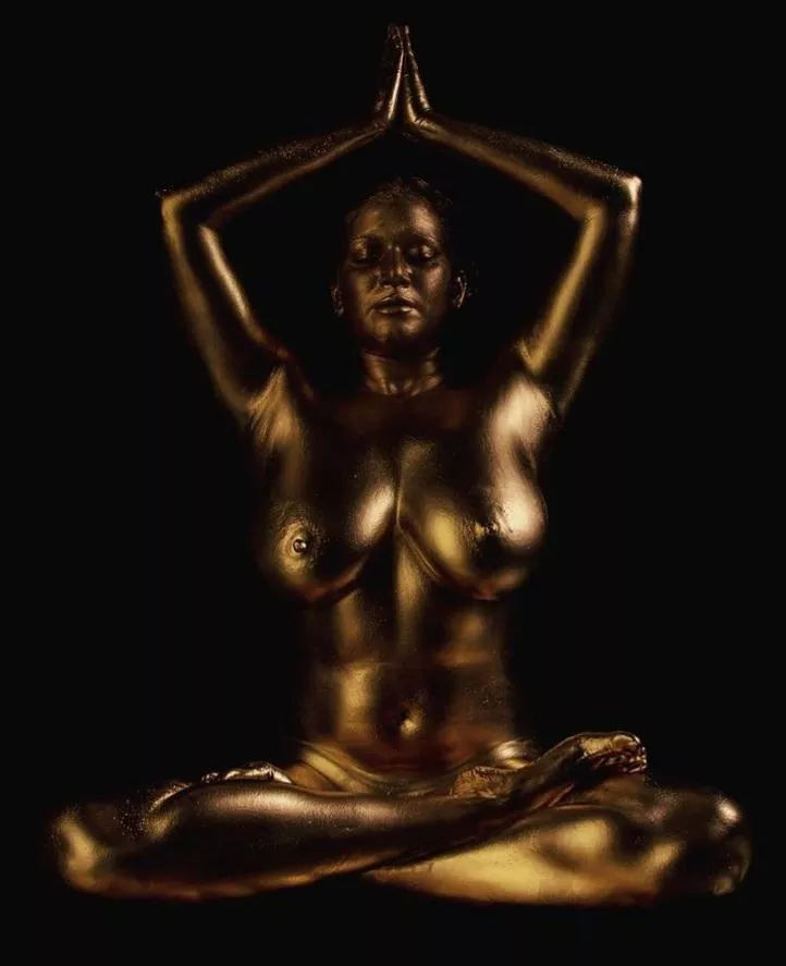 Another golden statue