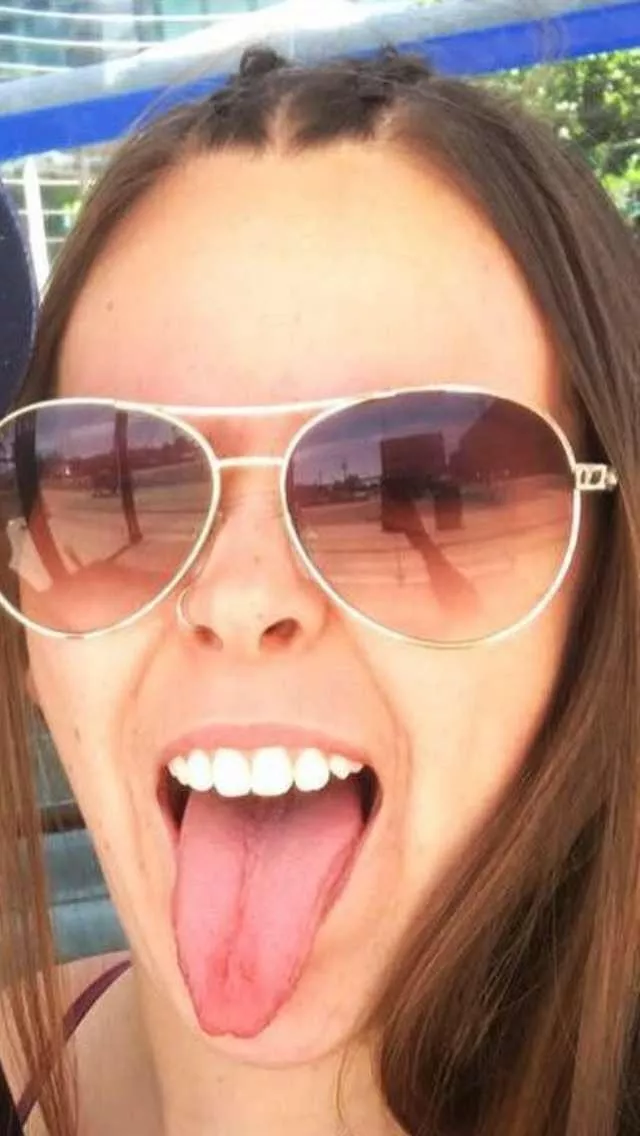 Anyone able to cover this cuties tongue and face