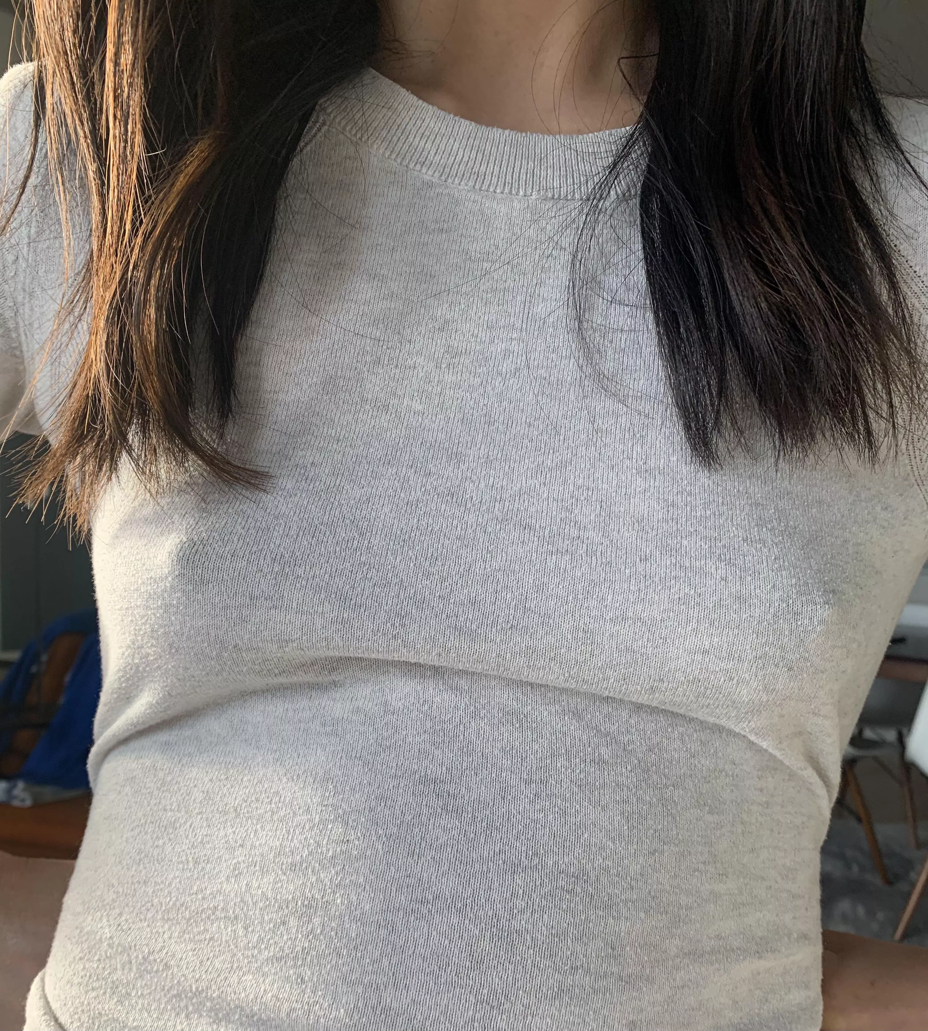 Anyone going to notice my braless Thai titties today?