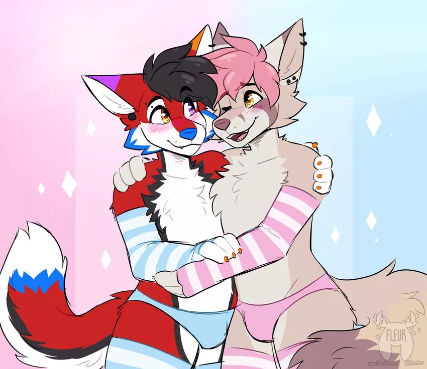 Anyone up for some cuddles in our pretty panties? [MM] (fleurfurr)