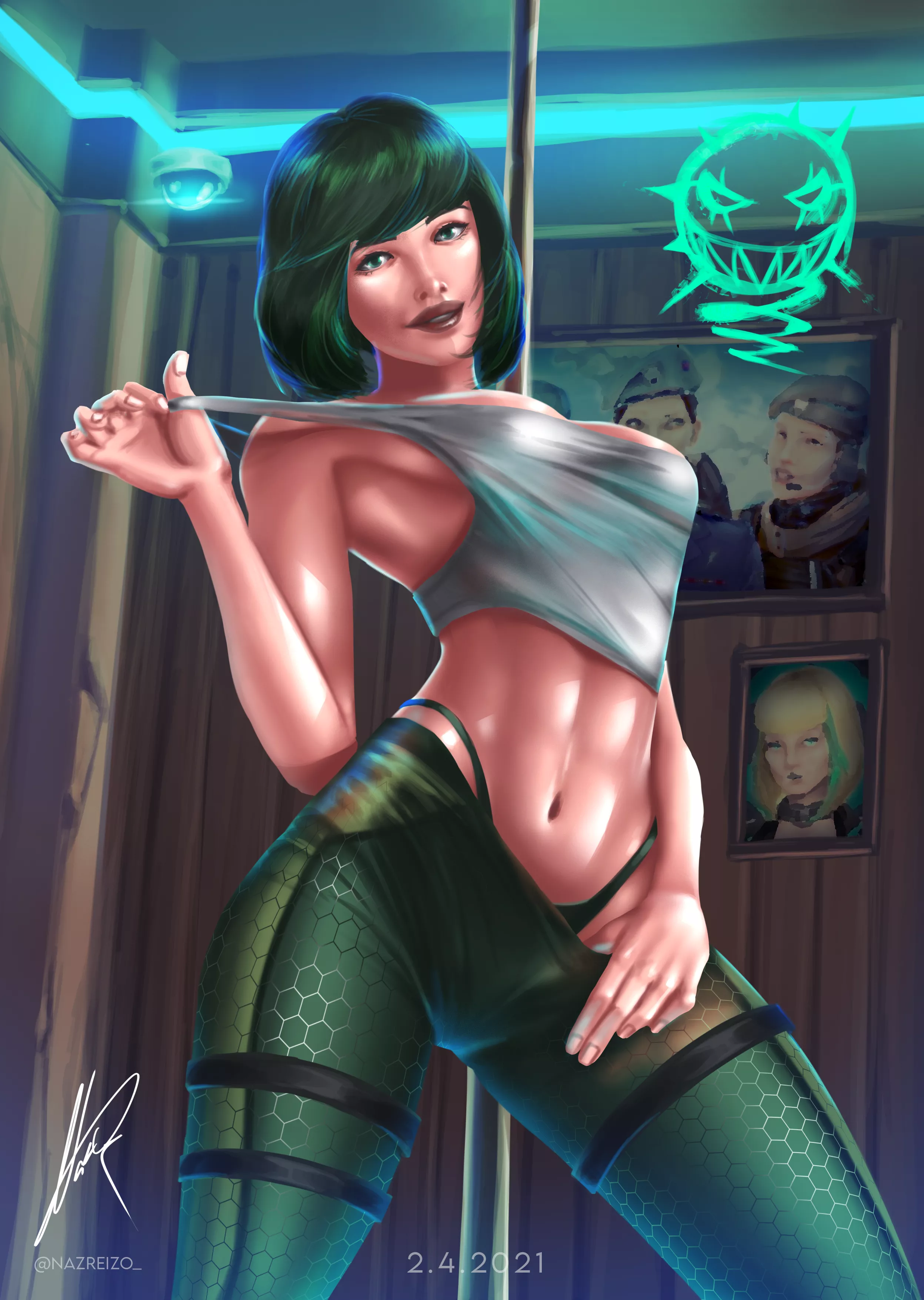 Apparently this Ela artwork of mine is considered NSFW and got removed on the official r6 reddit. So here yall go!