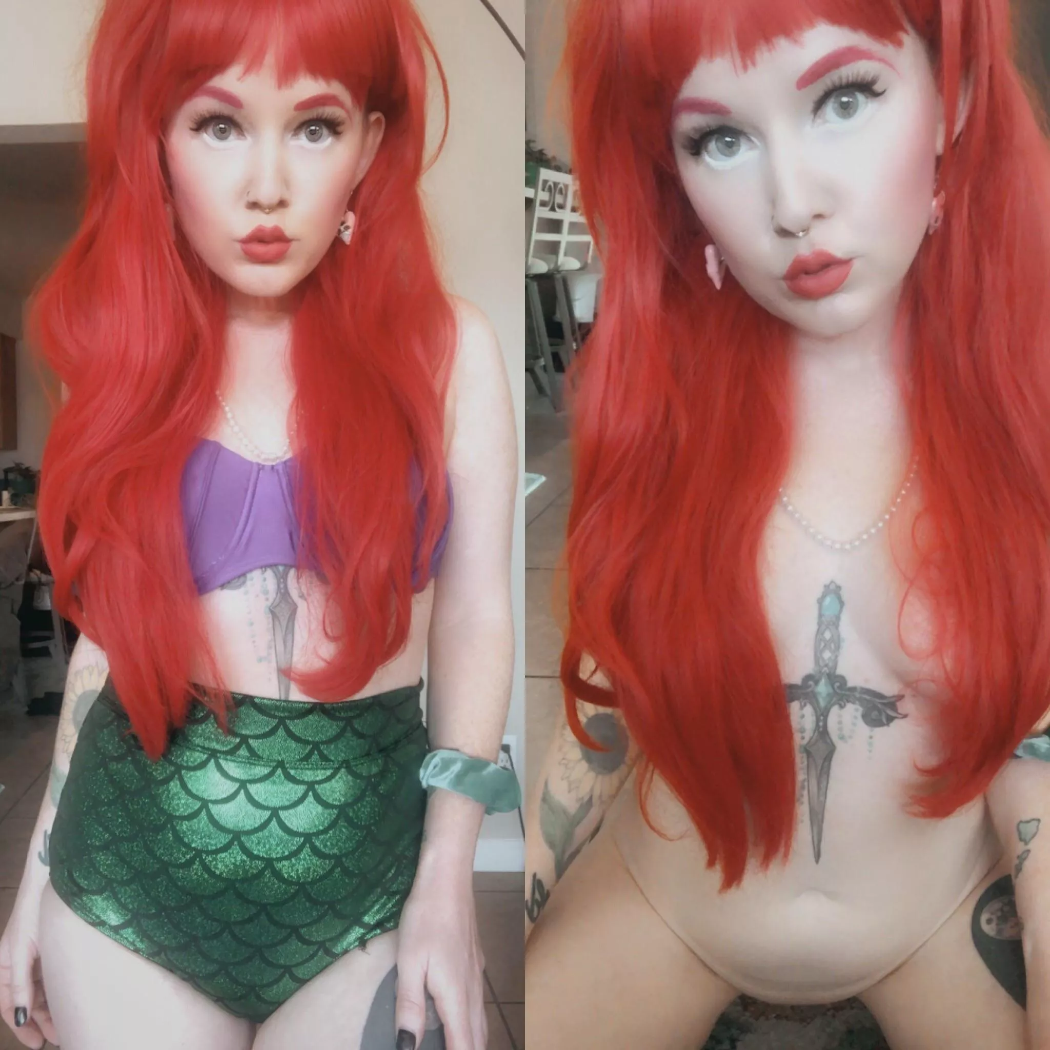 Ariel is a naughty little princess