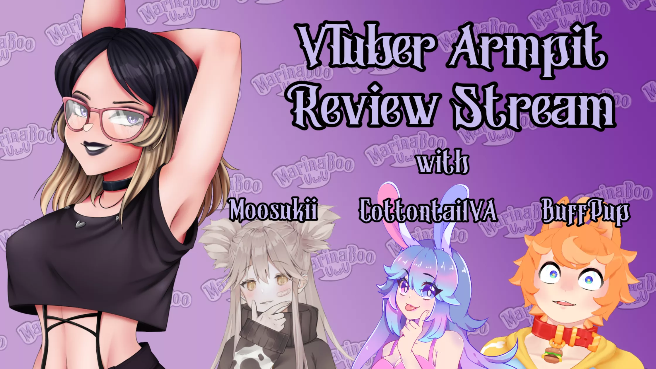 Armpit Kink VTuber doing an armpit review today! 12pm PDT Link in comments