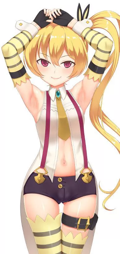 Arms up! [Ryo Midori]