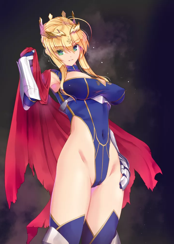 Artoria Lancer Highleg Leotard (Kirishima Satoshi) [Fate]