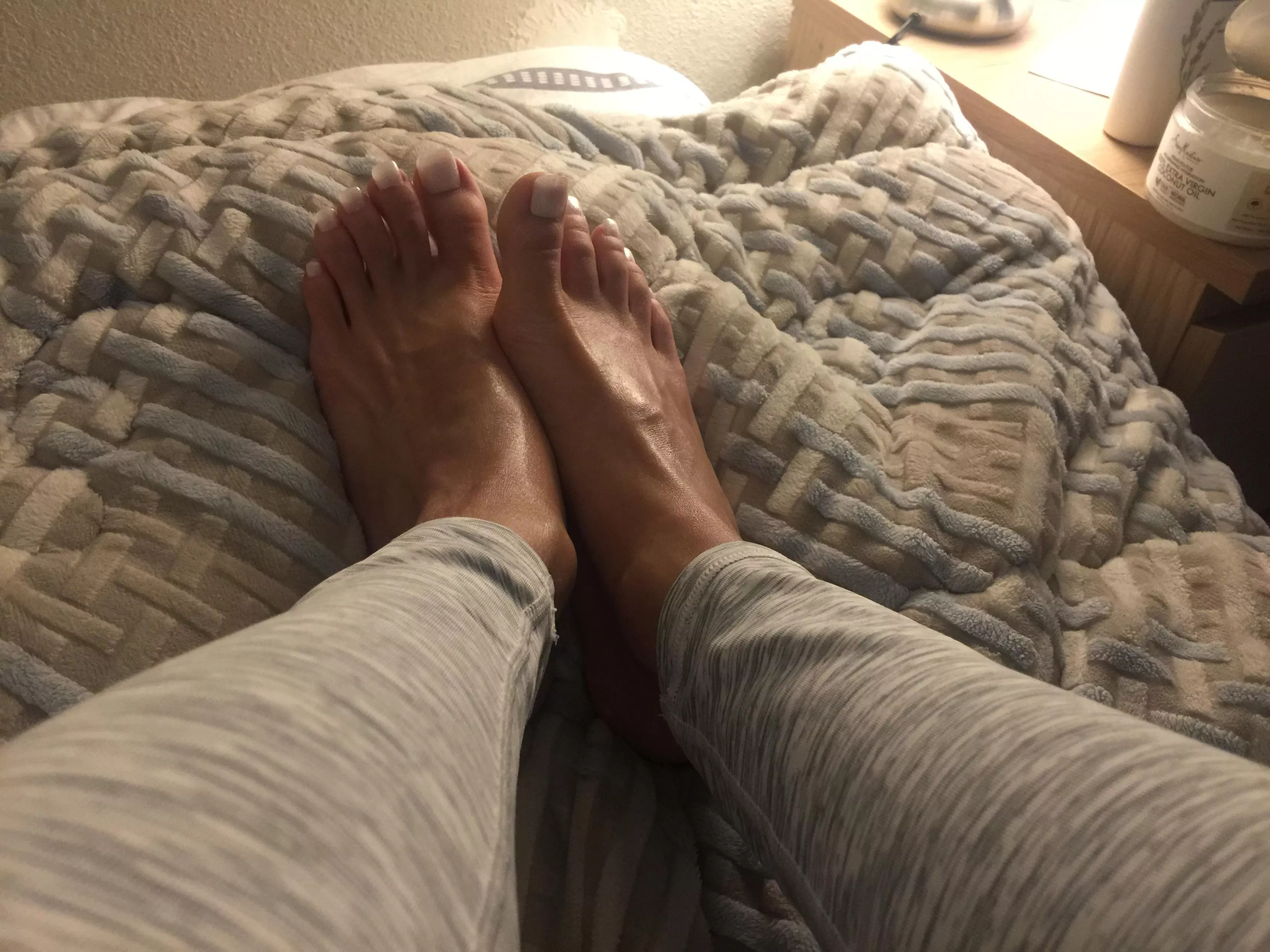 As requested by our amazing mod, a closeup of my feet. Suckable? ðŸ¥°ðŸ‘…