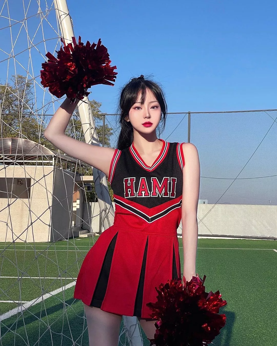 Asian cheerleader