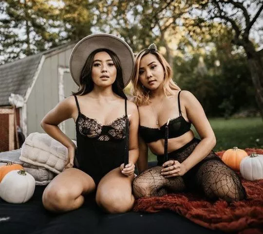 Asian Ladies on Halloween