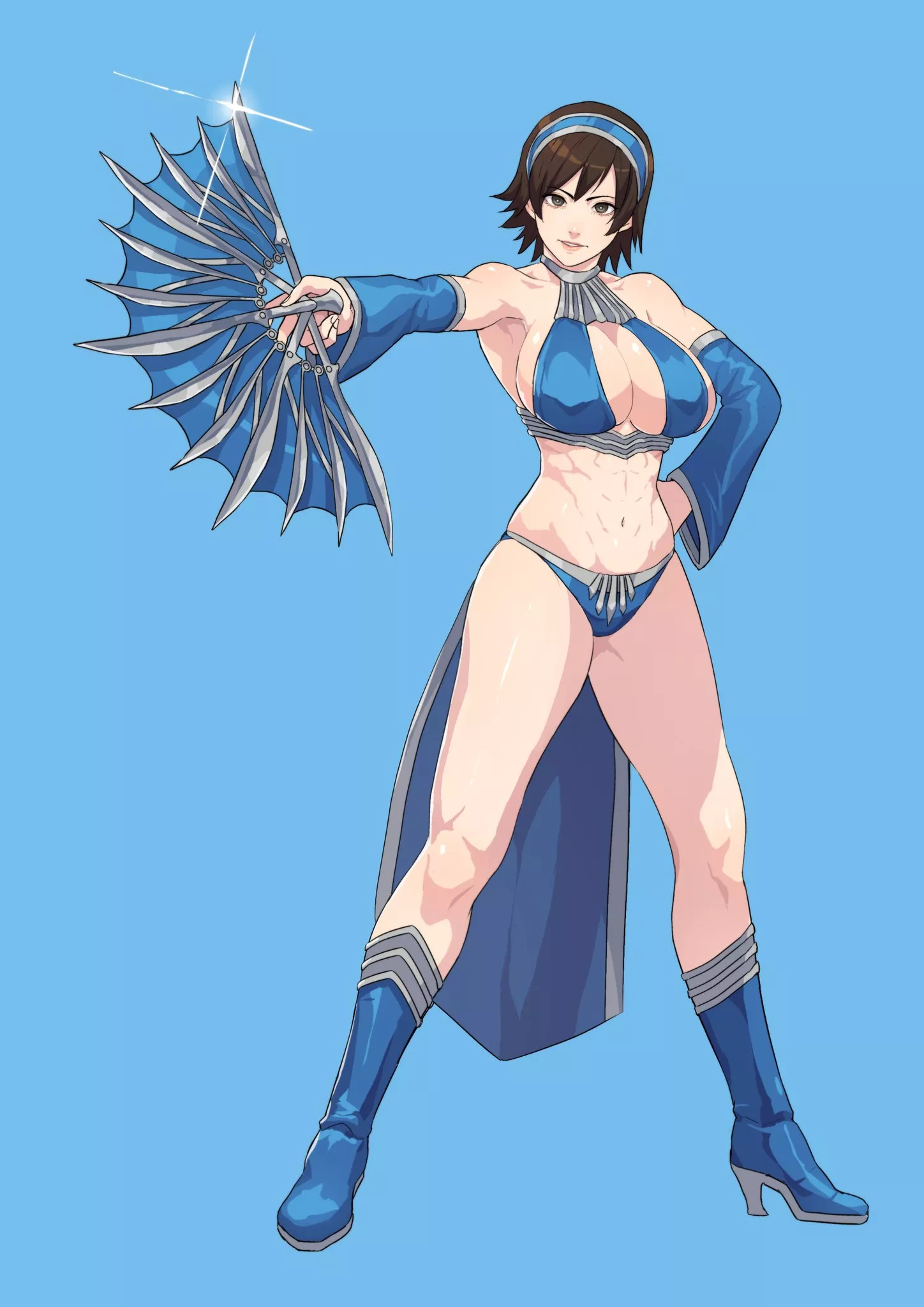 Asuka Kazama Cosplaying MK9 Kitana