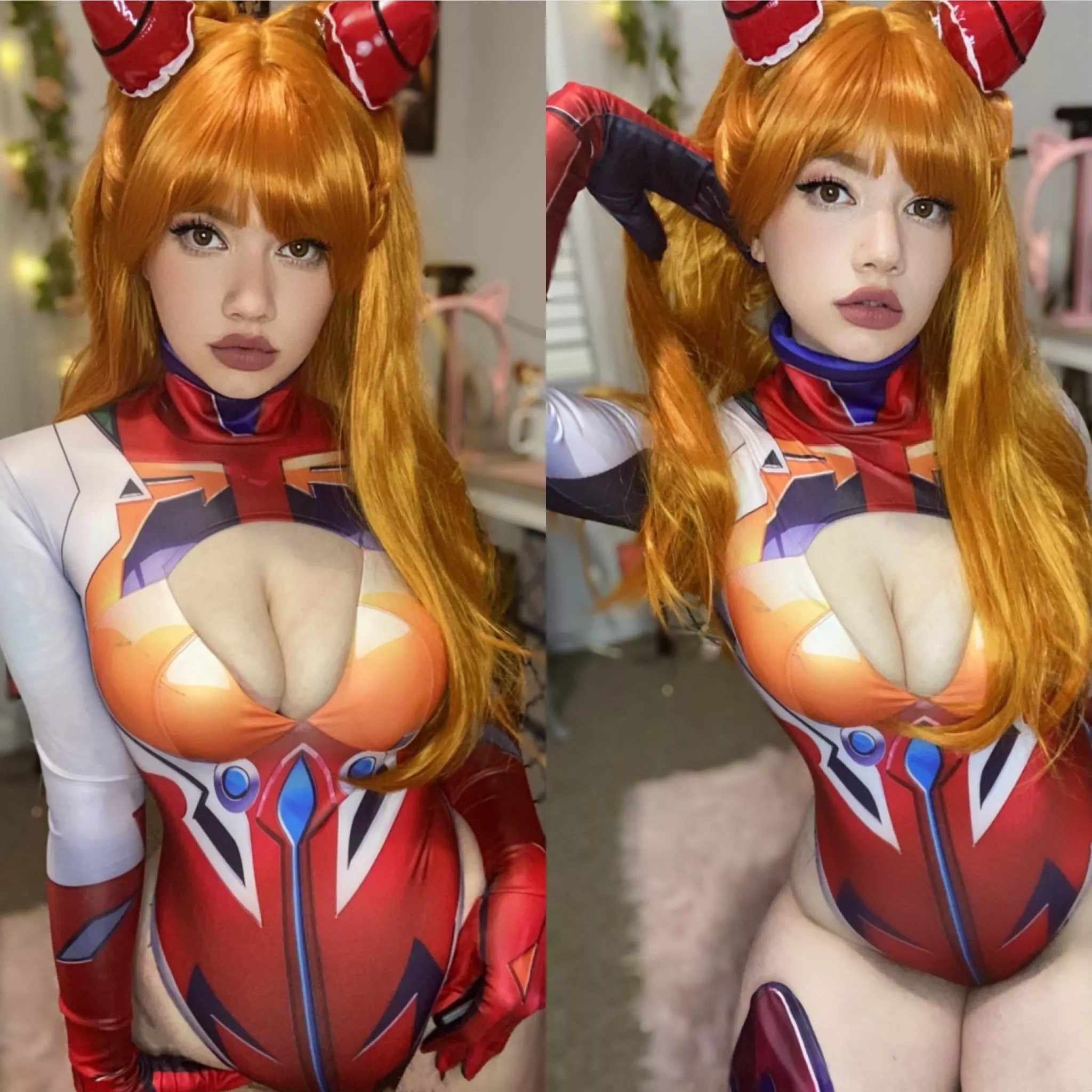 Asuka Langley Cosplay by LittleKageSenpai