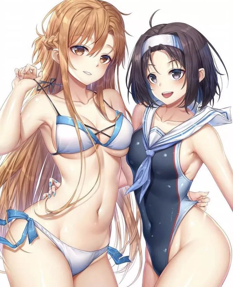 Asuna anyd Yuuki want to do it with you at the beech