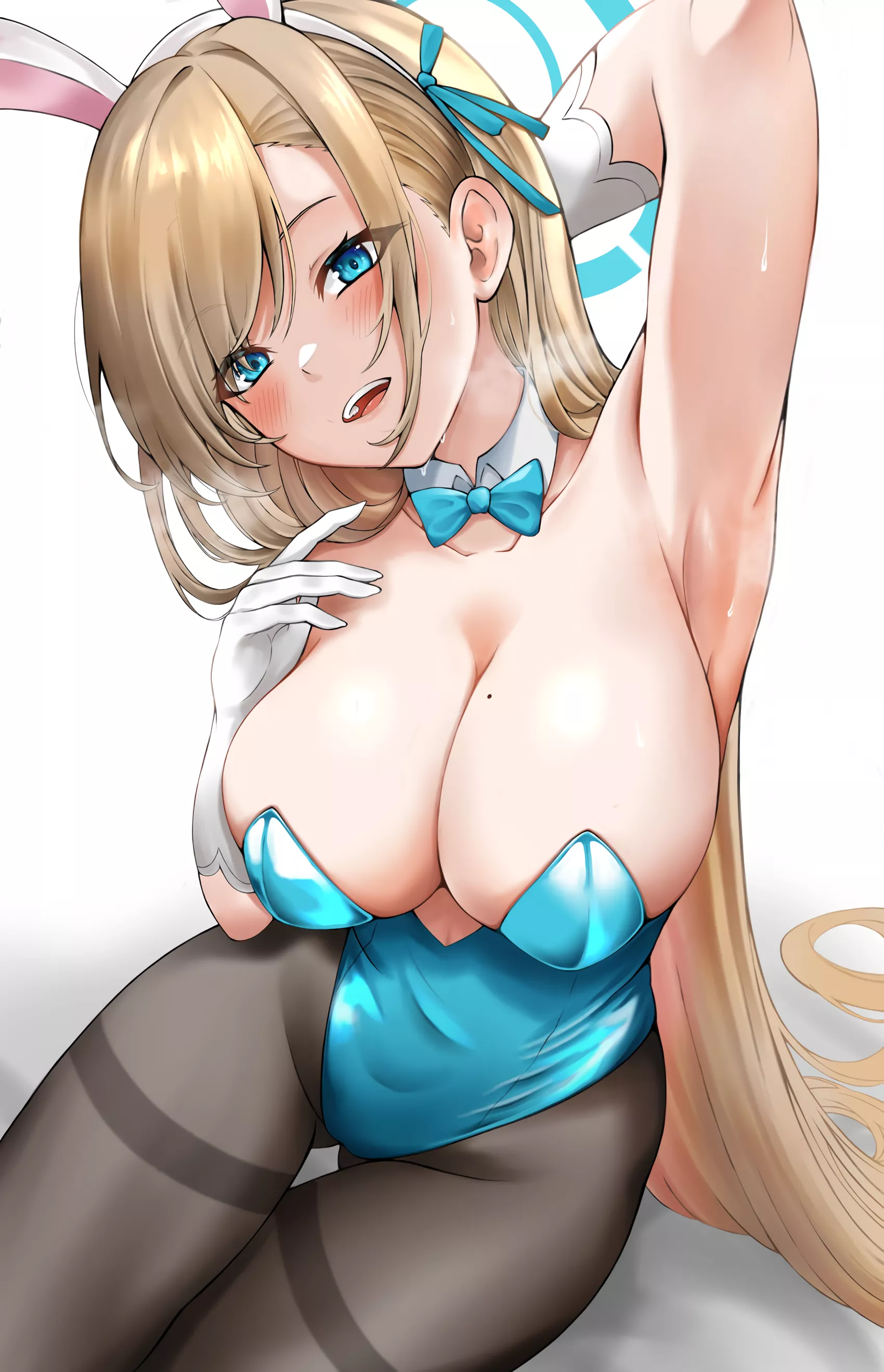 Asuna spreads her armpits (dstwins97) [Blue Archive]