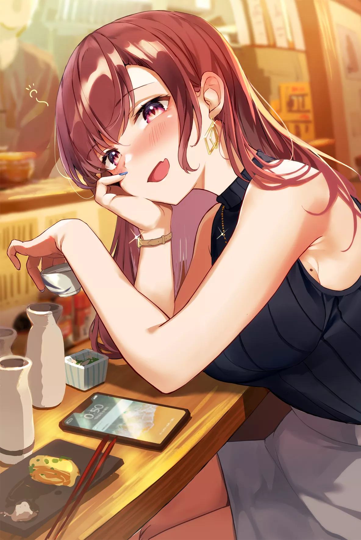 At a bar [Artist's Original]