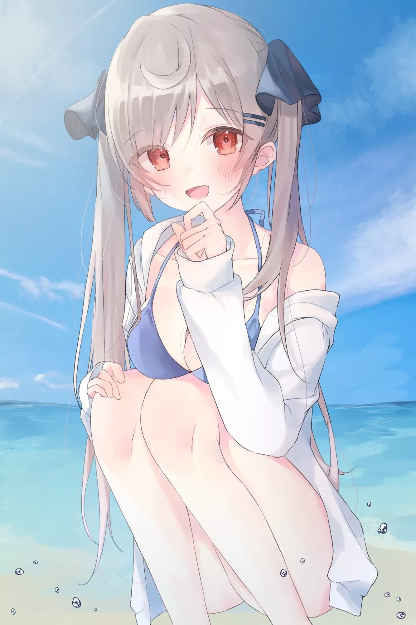 At the beach