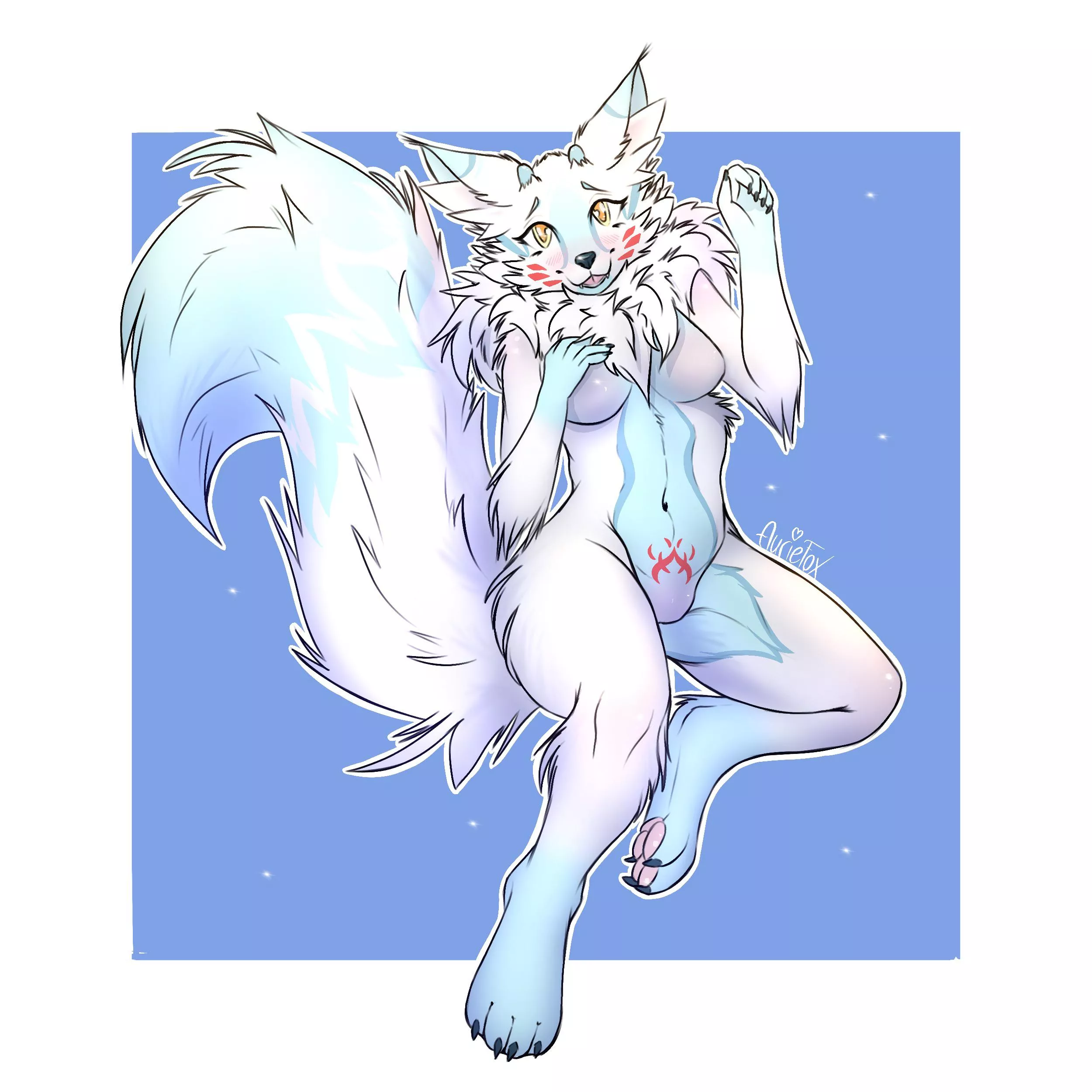 Aurora the arctic fox (Made by me)