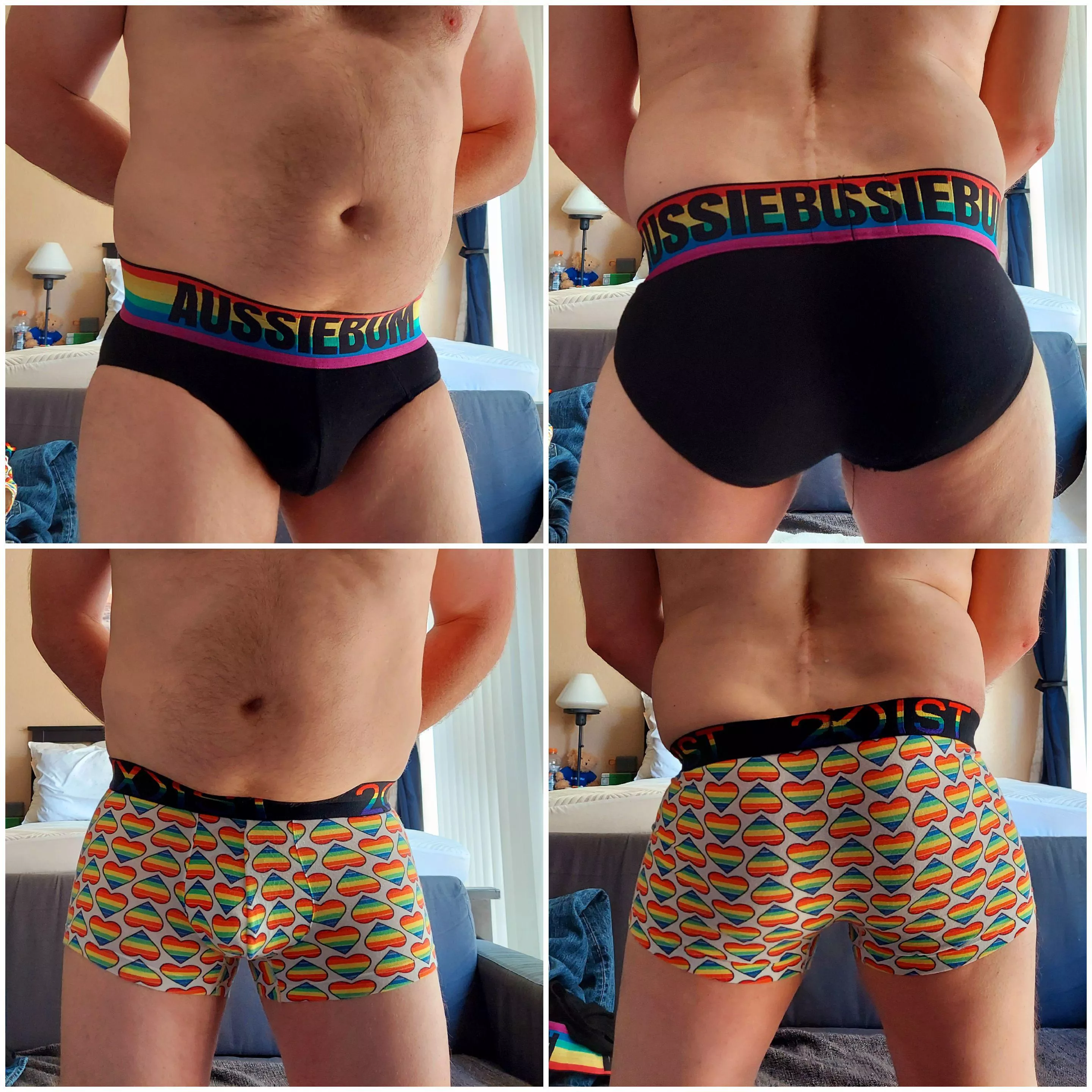 AussieBum briefs or 2(X)IST trunks to kick off pride? Which do you think is better?