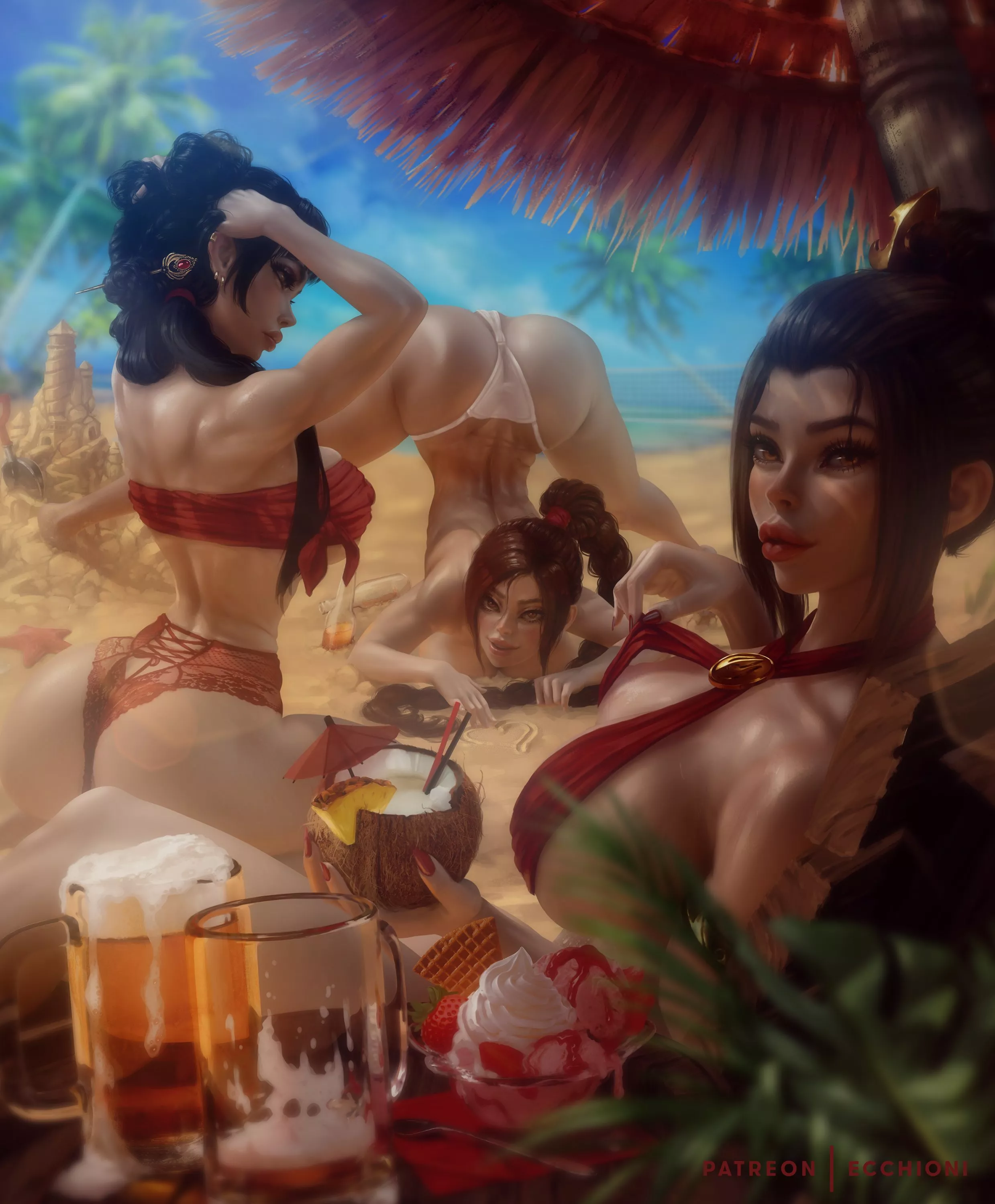 Azula, May & Ty Lee [EcchiOni]