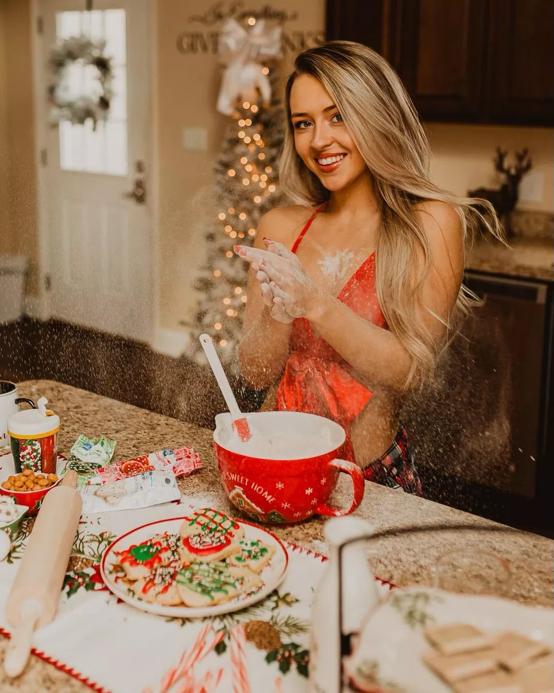 Baking Christmas Cookies