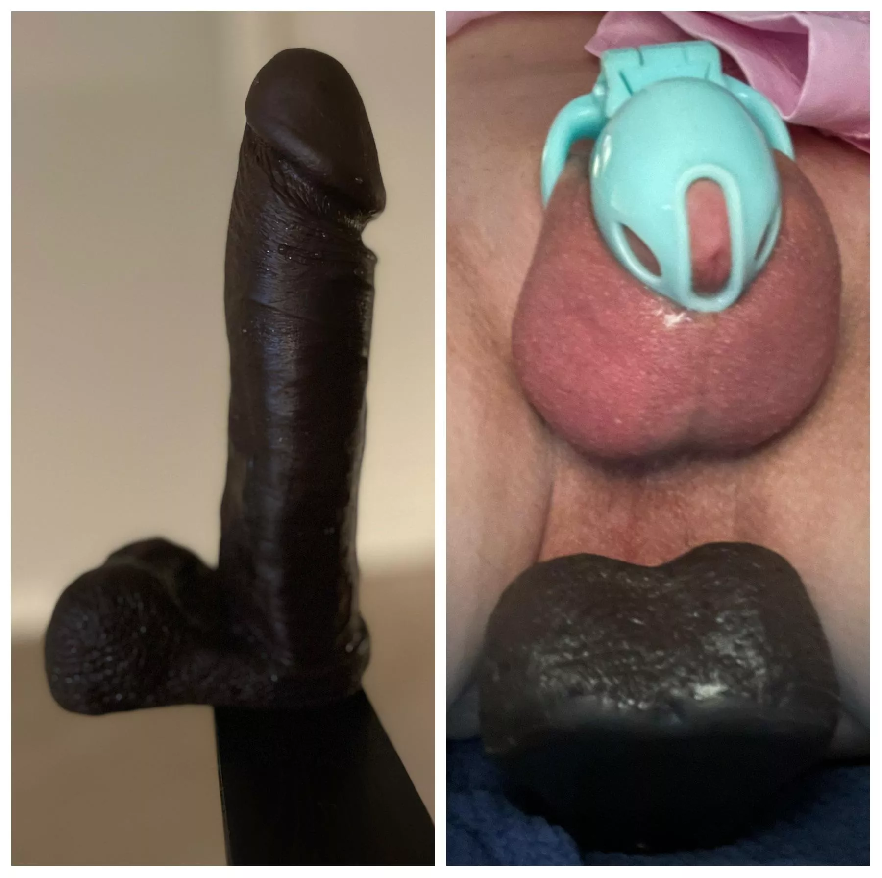 Balls deep on this cock for my first post here. Wish it was a real cockâ€¦