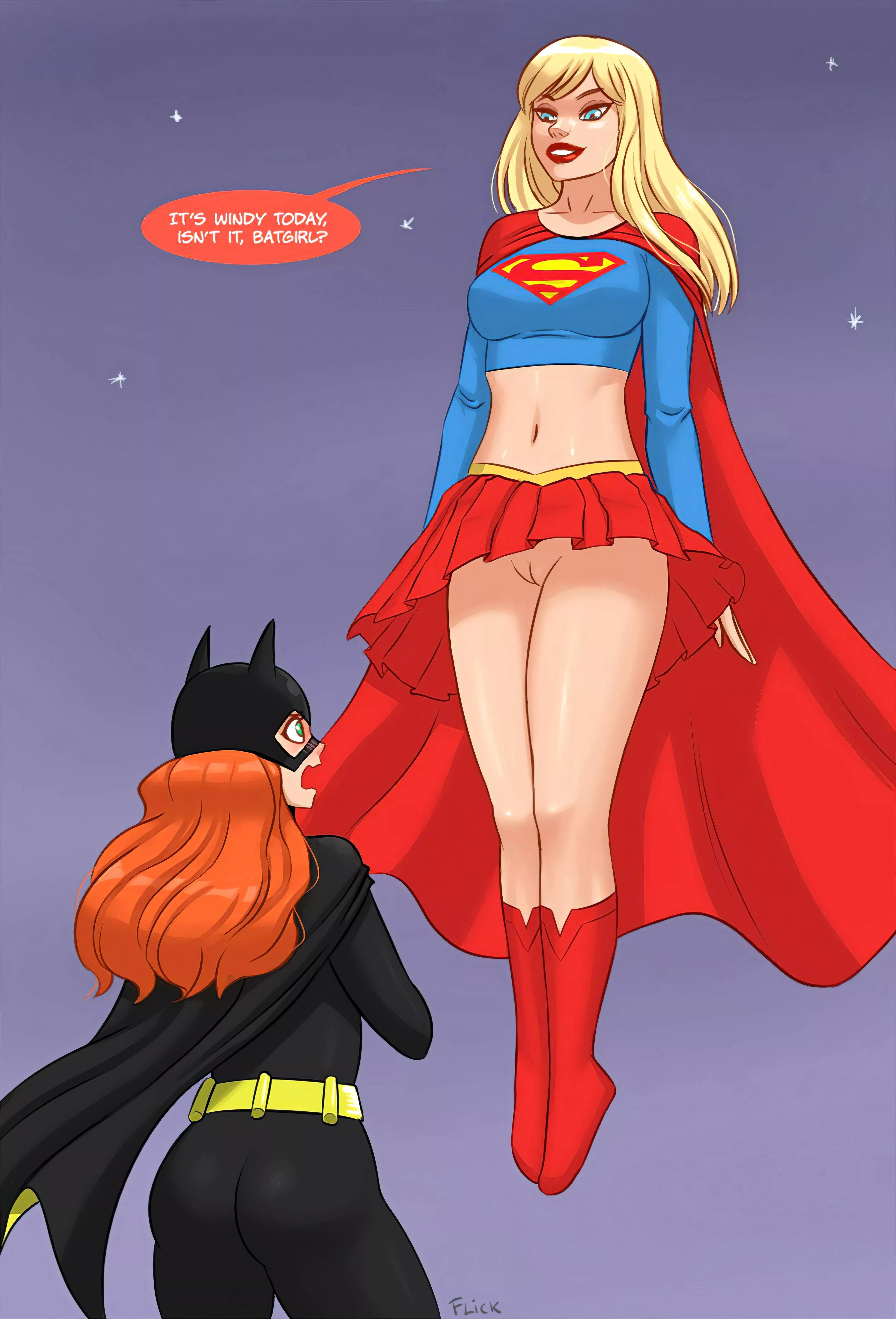 Batgirl and Supergirl - (DC Comics) - [Flick]