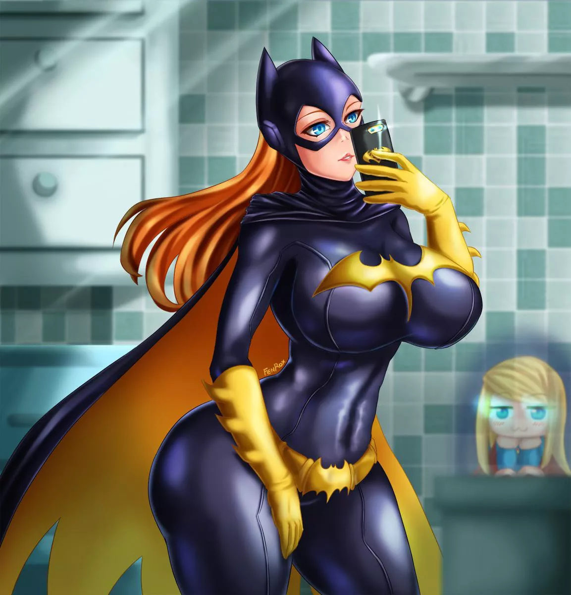 Batgirl selfie