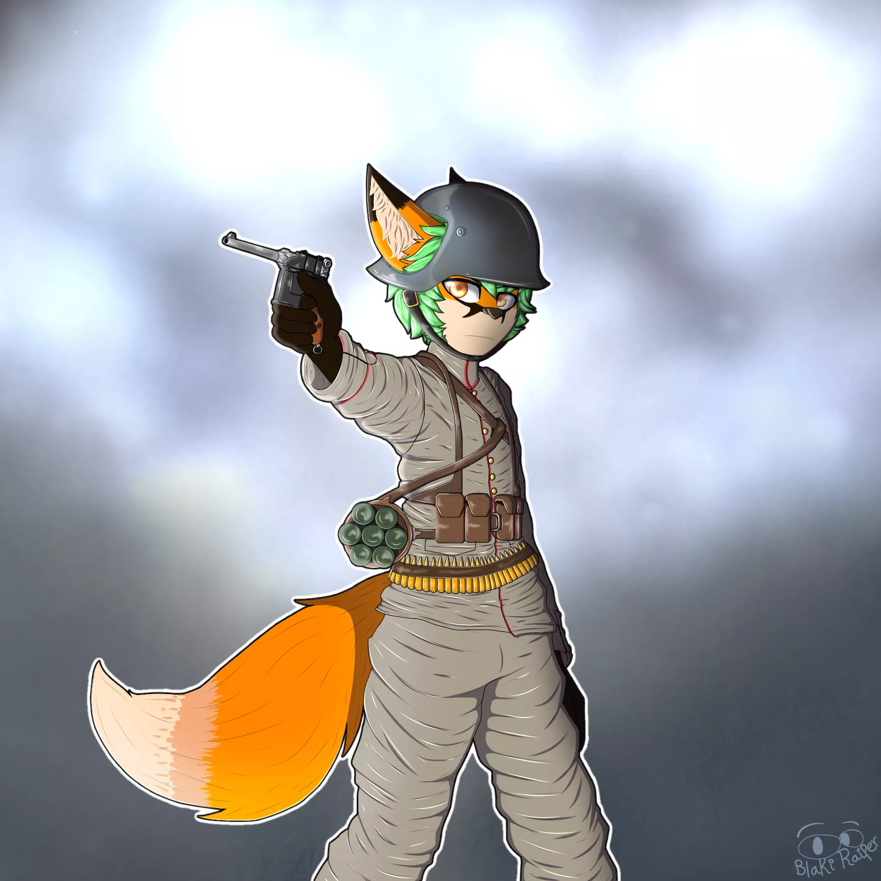 Battlefield Soldier (By me on Twitter: BlakiRaiper)