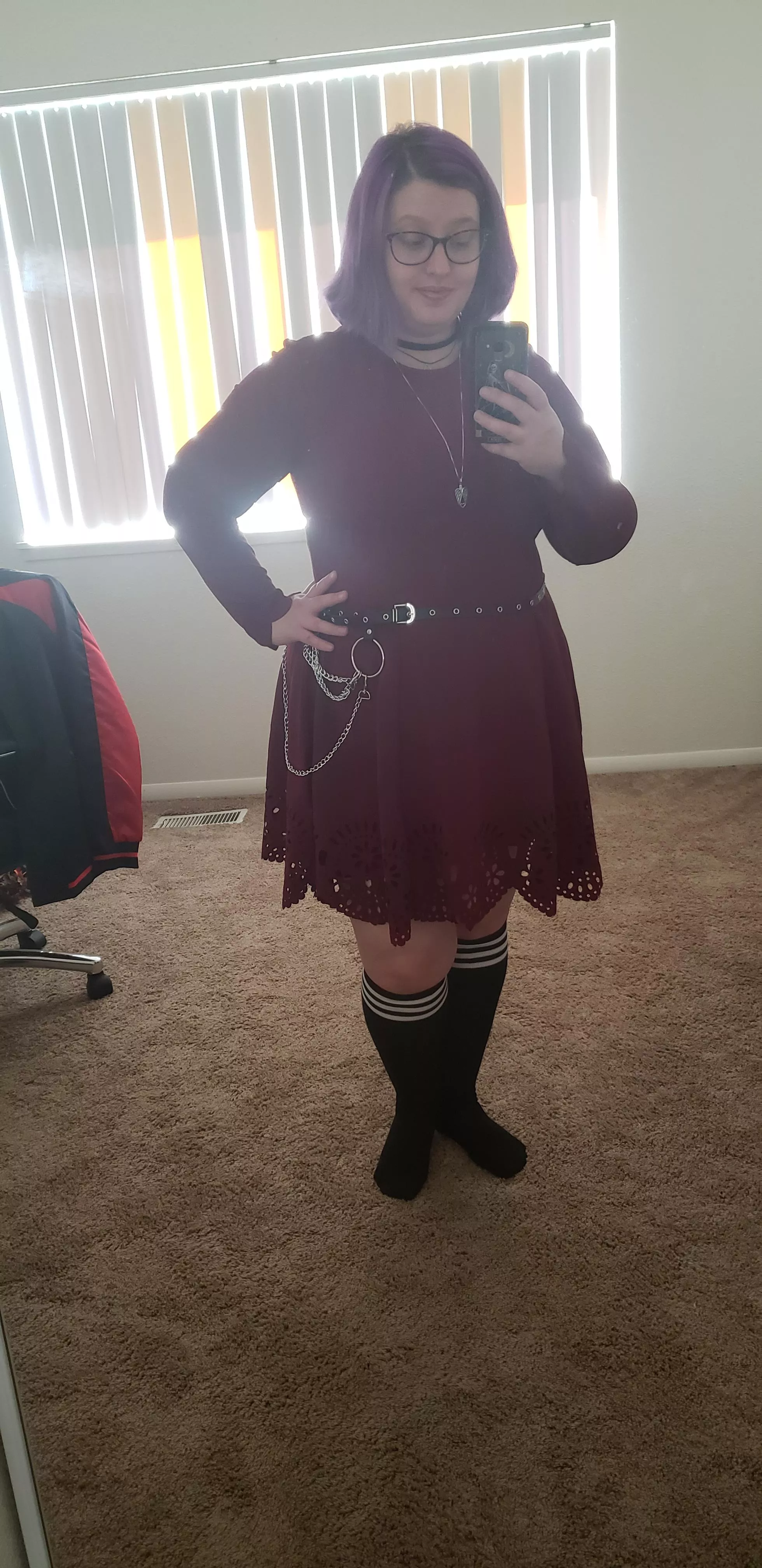 BBW gf in her new dress