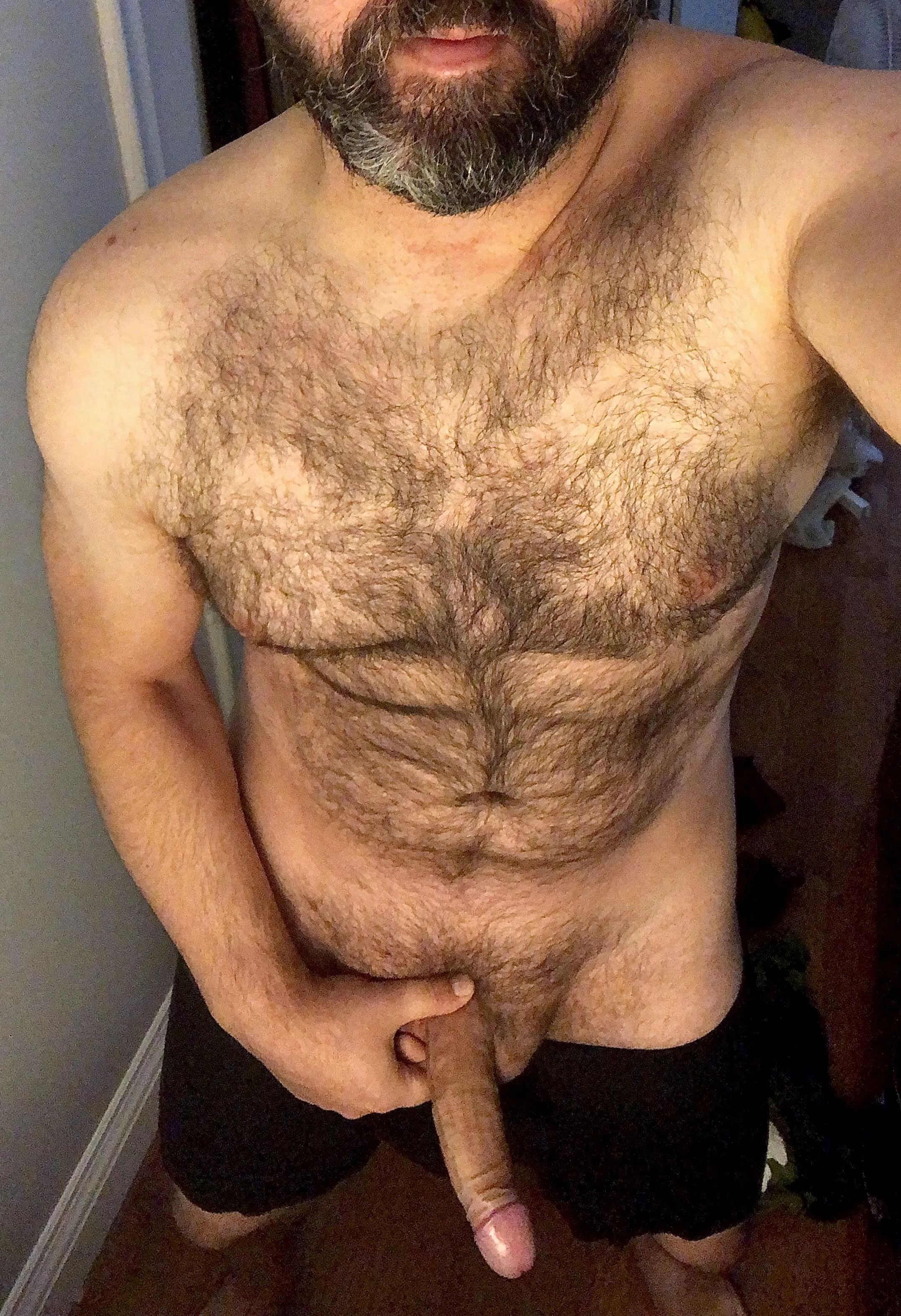 Beard, boner, burly, bi.