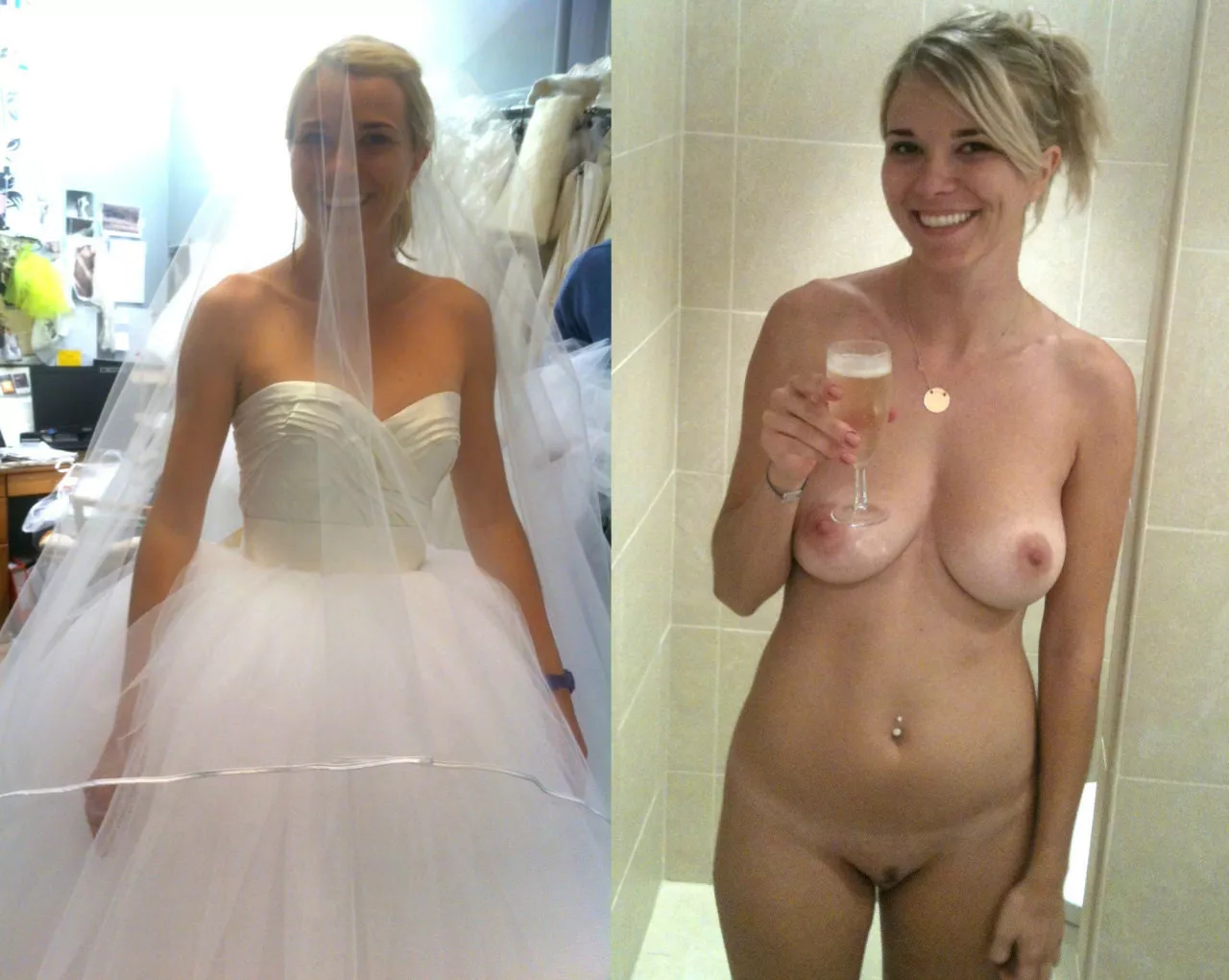 Before and after the big day