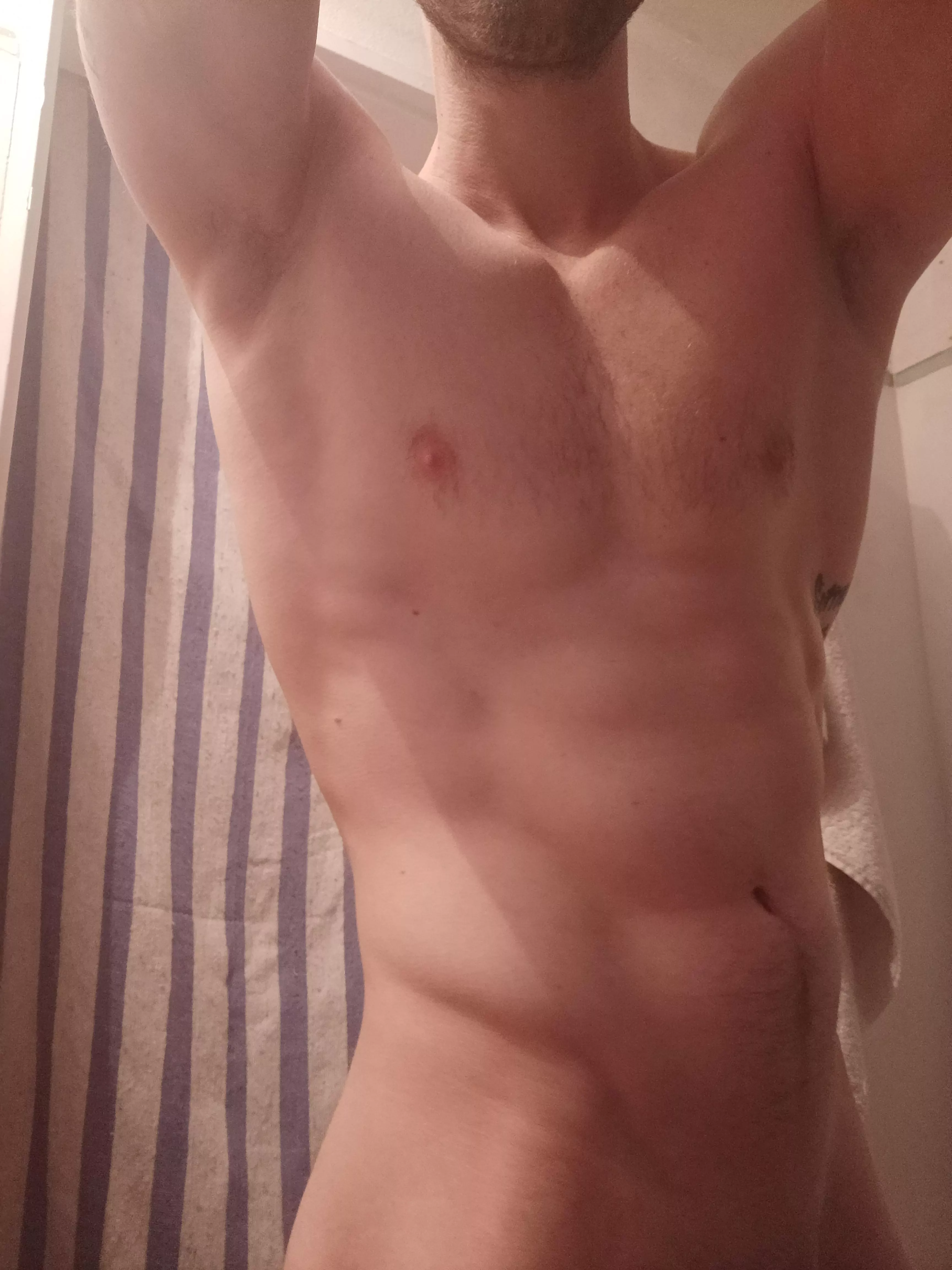 Before shower