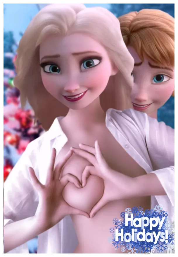 Best wishes from Elsa and Anna. (OC)