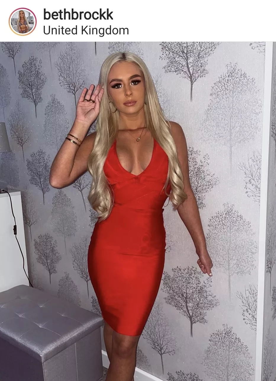 Beth looking amazing in red