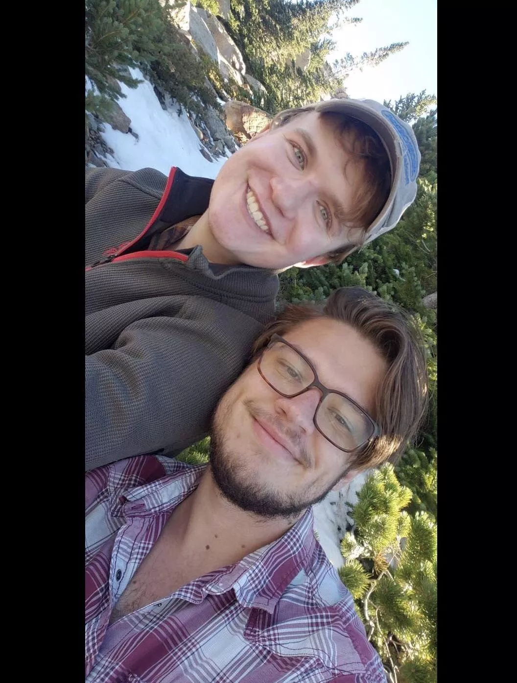 Bf (on the right) and I went up to the mountains for a date hike