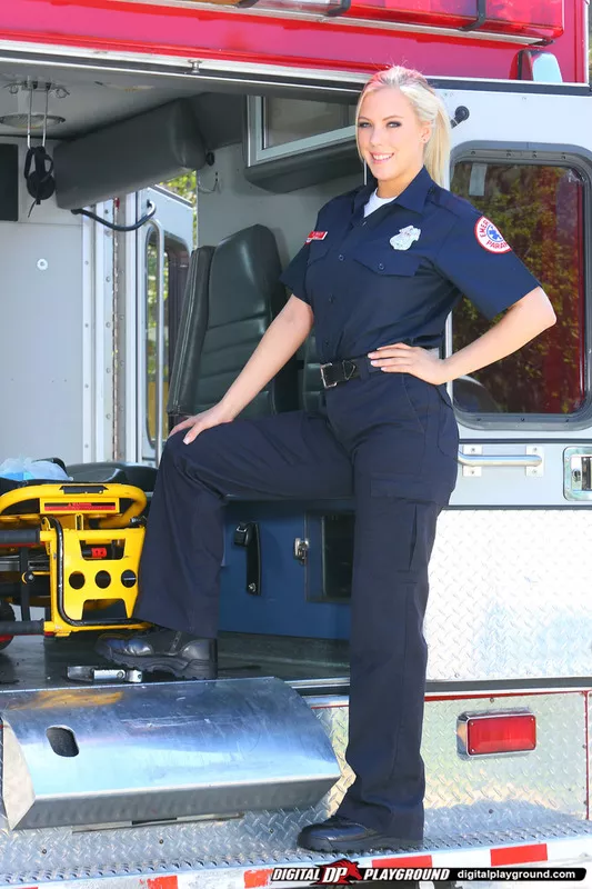 Bibi Jones, saving lives in uniform