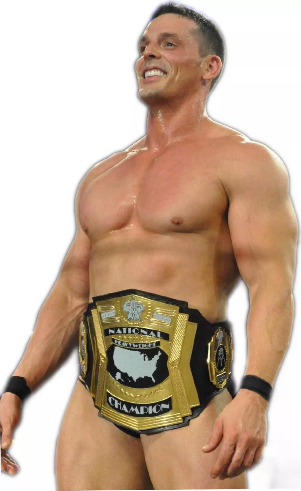 Big Brother alumni Mr. Pec-Tacular , Just became the first ever OVW National Heavyweight Champion!