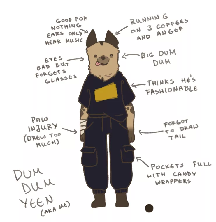 big dum dum yeen (aka me, by me)