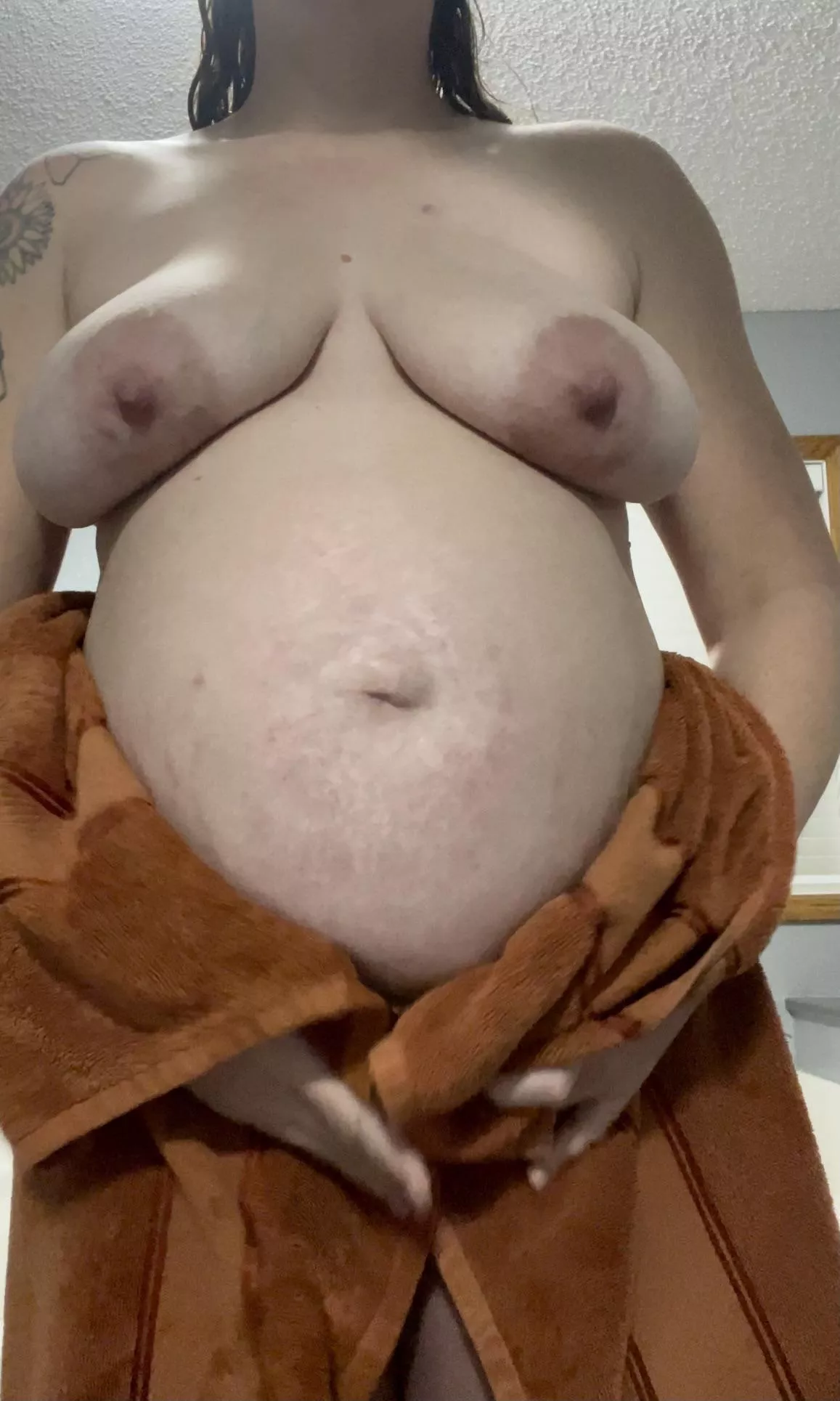 Big pregnant tits, can’t wait to be milked