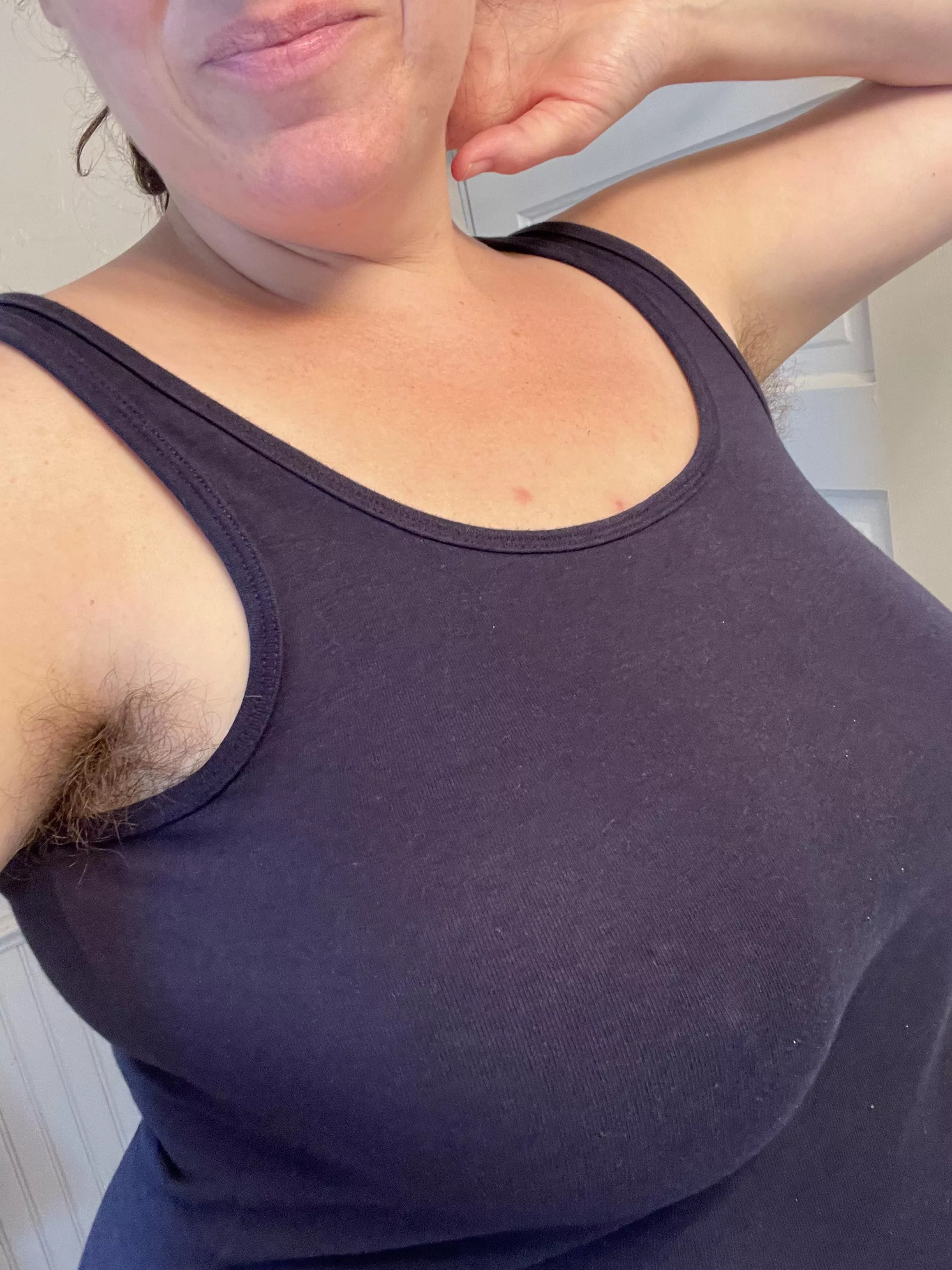 Big tits, hairy pits