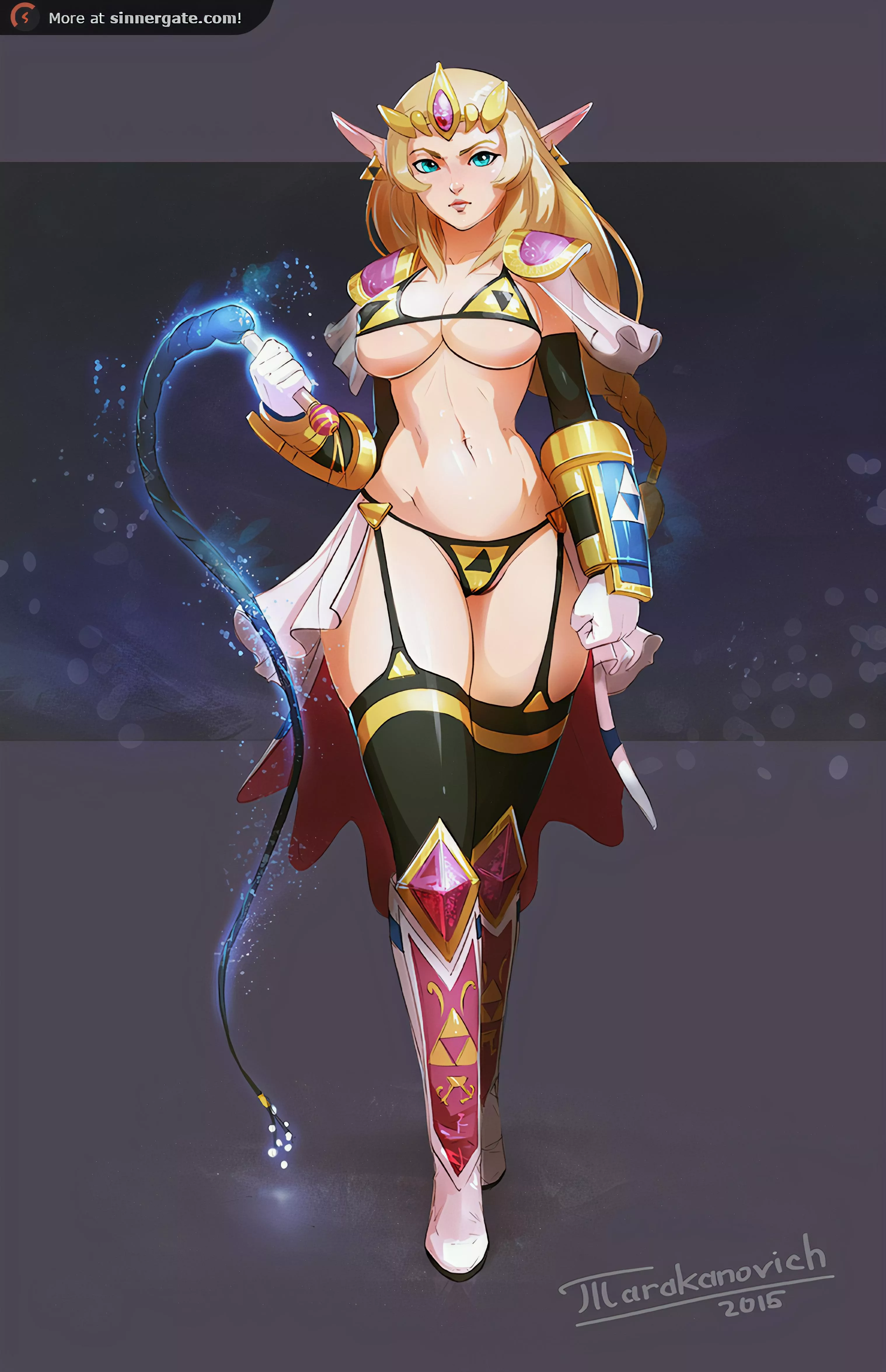 Bikini Armor Princess Zelda (Tarakanovich)