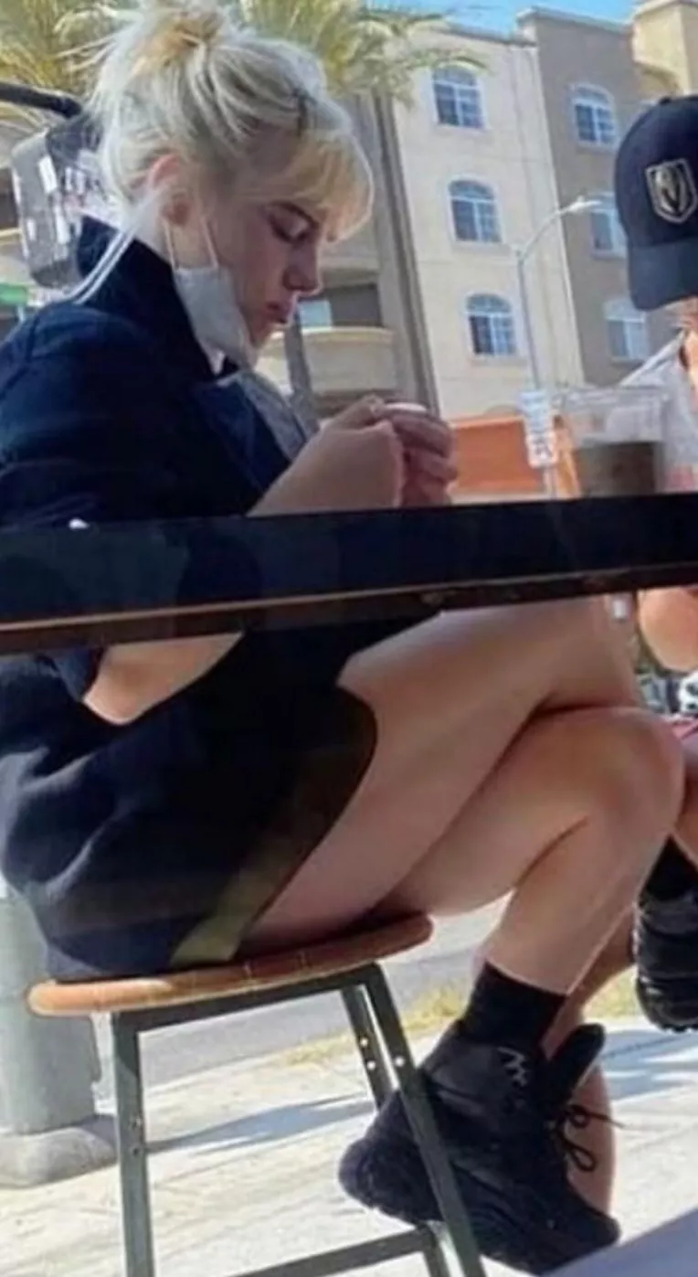 Billie Eilish Candid Legs