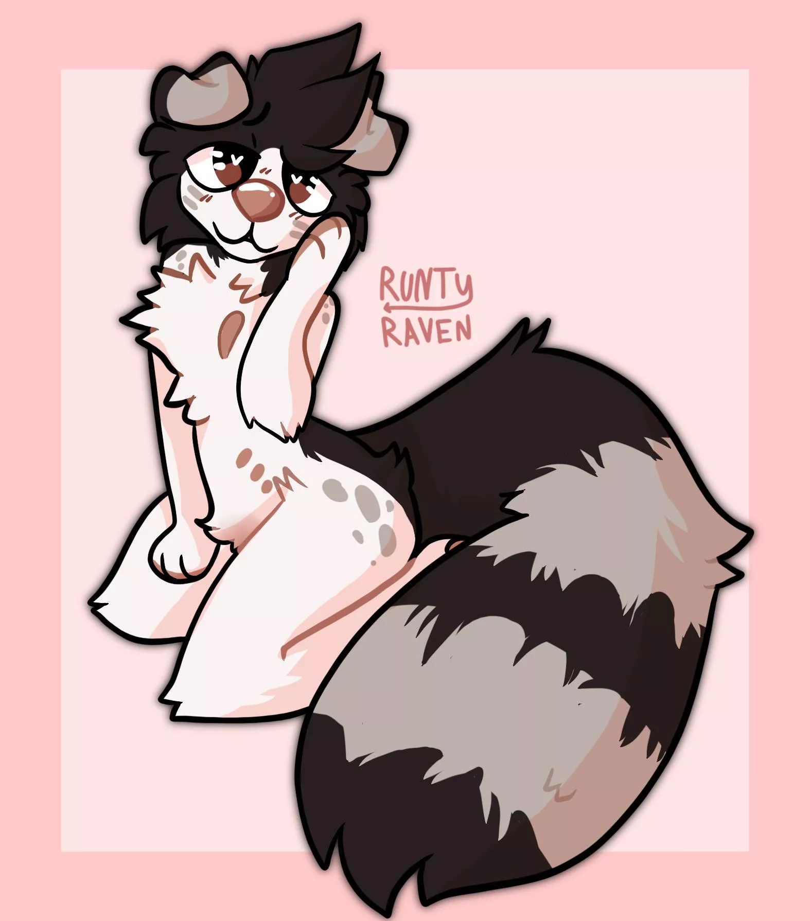 Bitty baby (art by me, @runty.raven on insta)