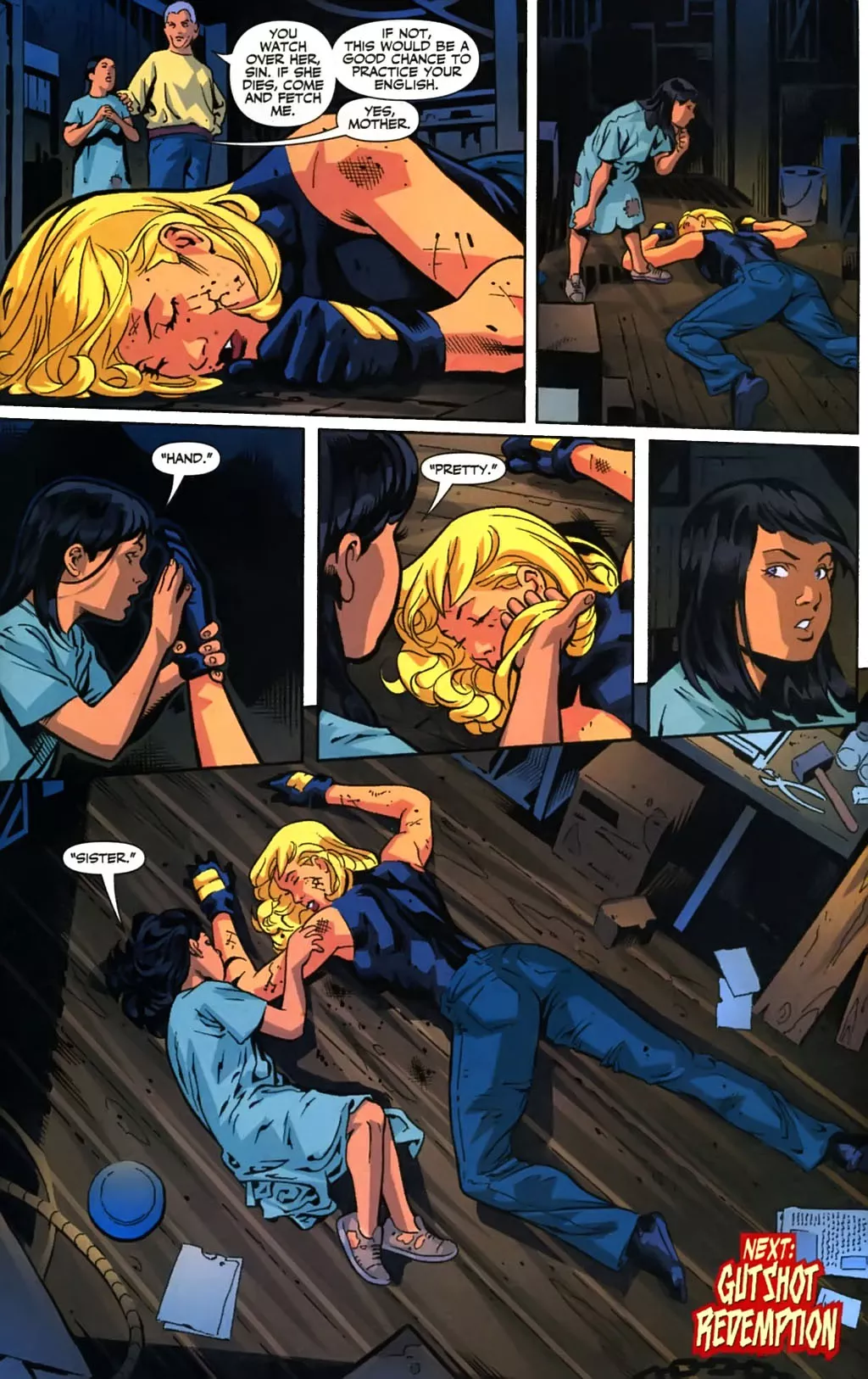 Black Canary knocked unconscious