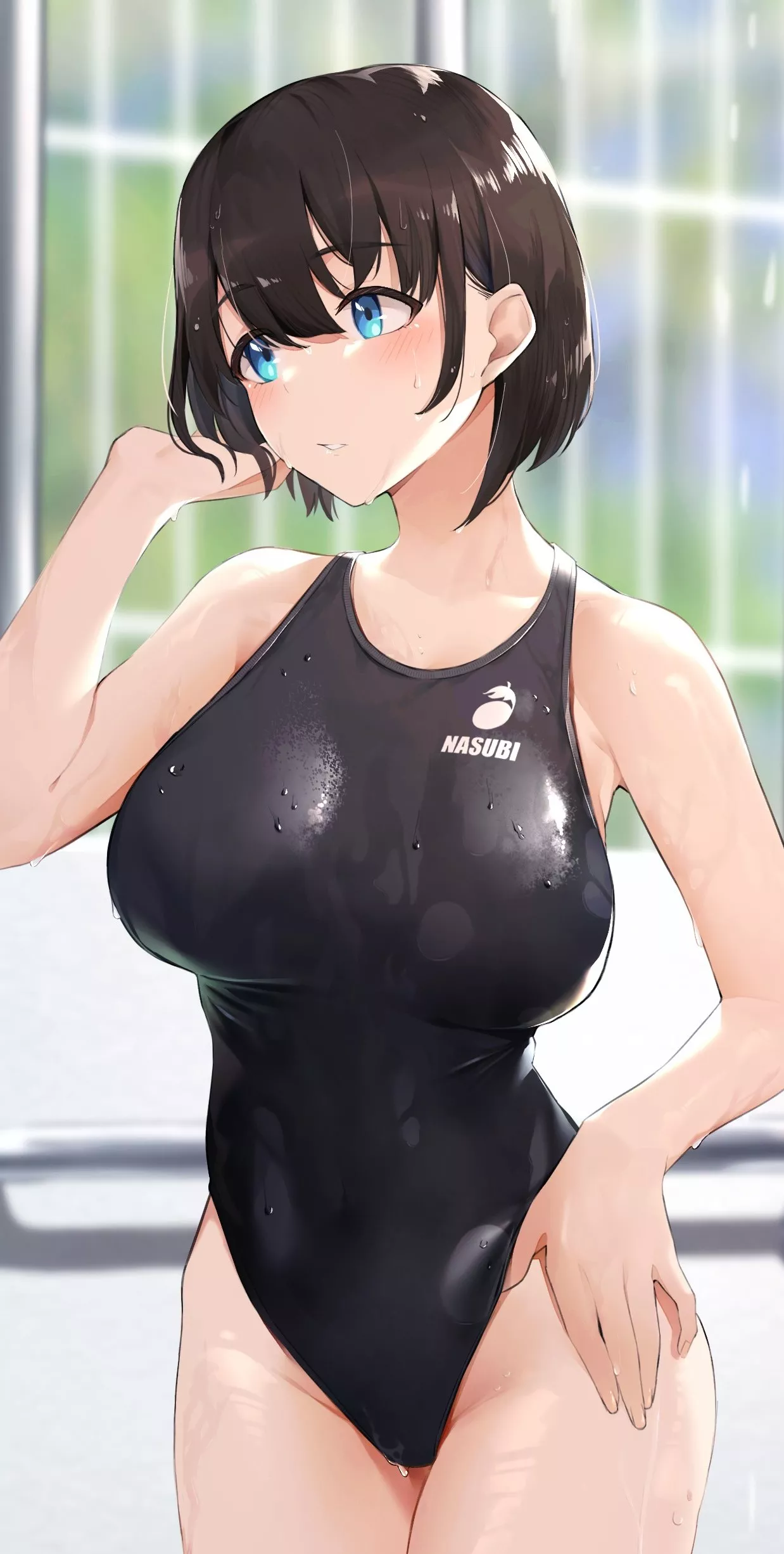 Black Competition Swimsuit