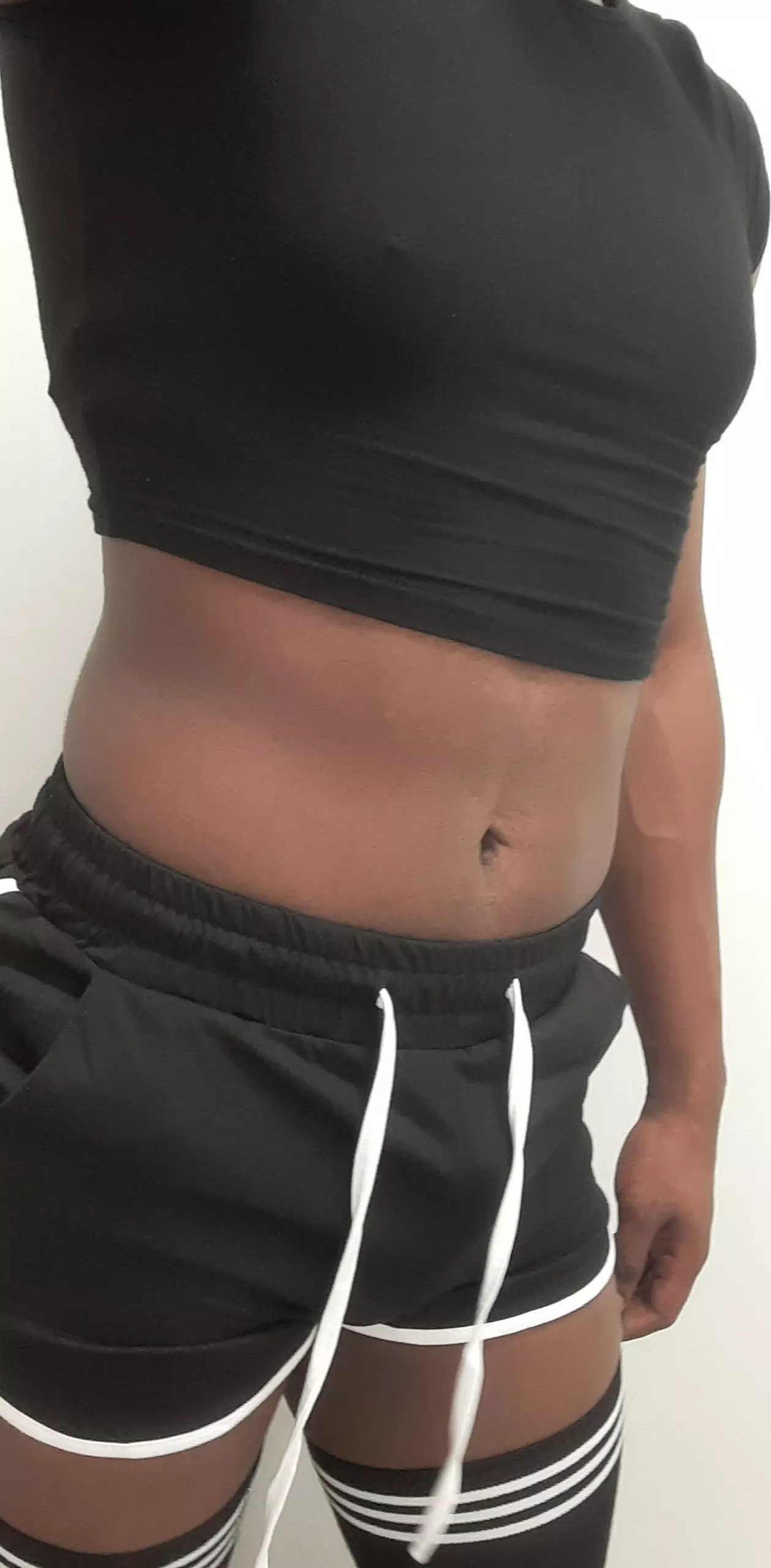 Black Femboy: Just bought my first feminine clothes