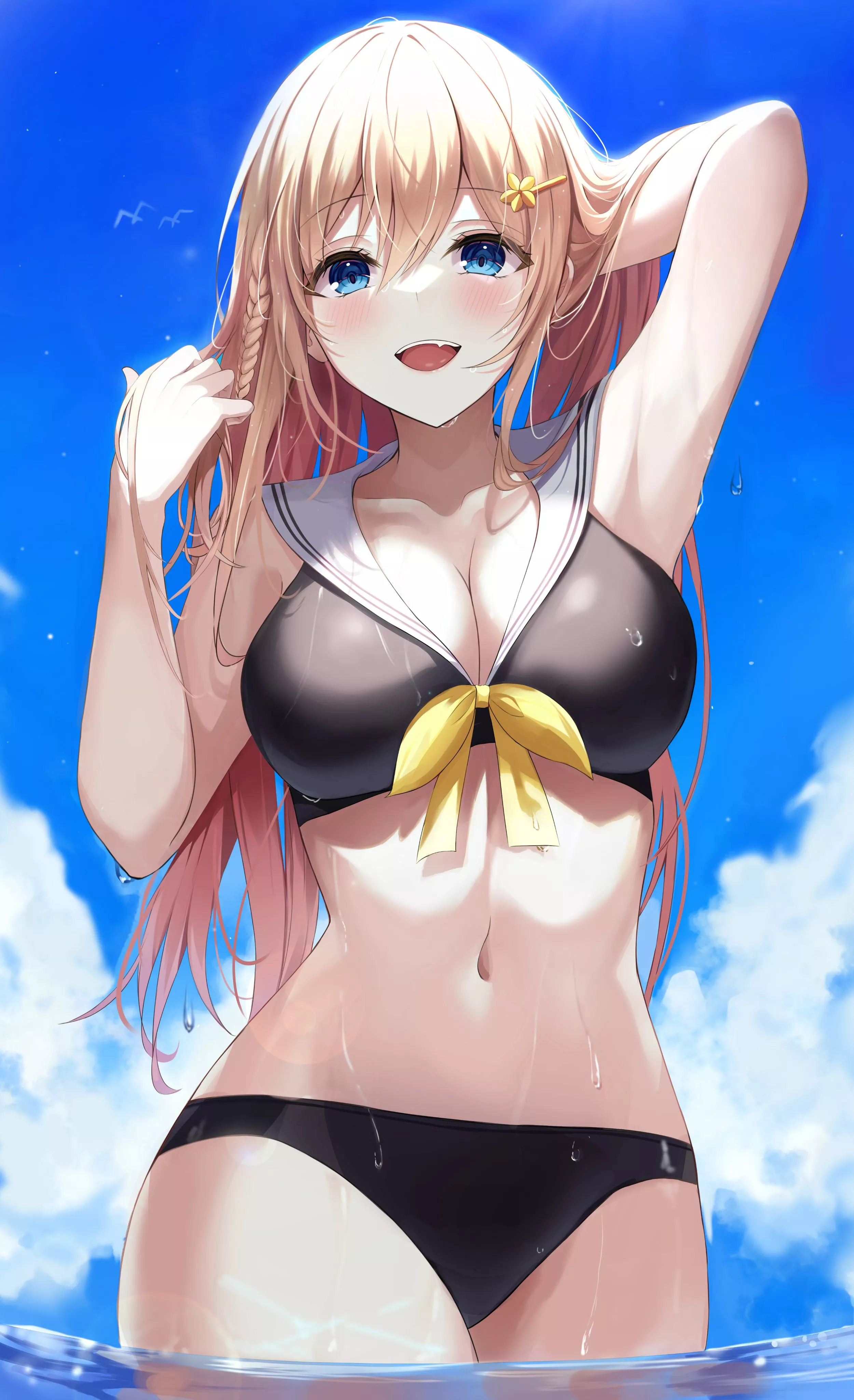 Black Sailor Swimsuit