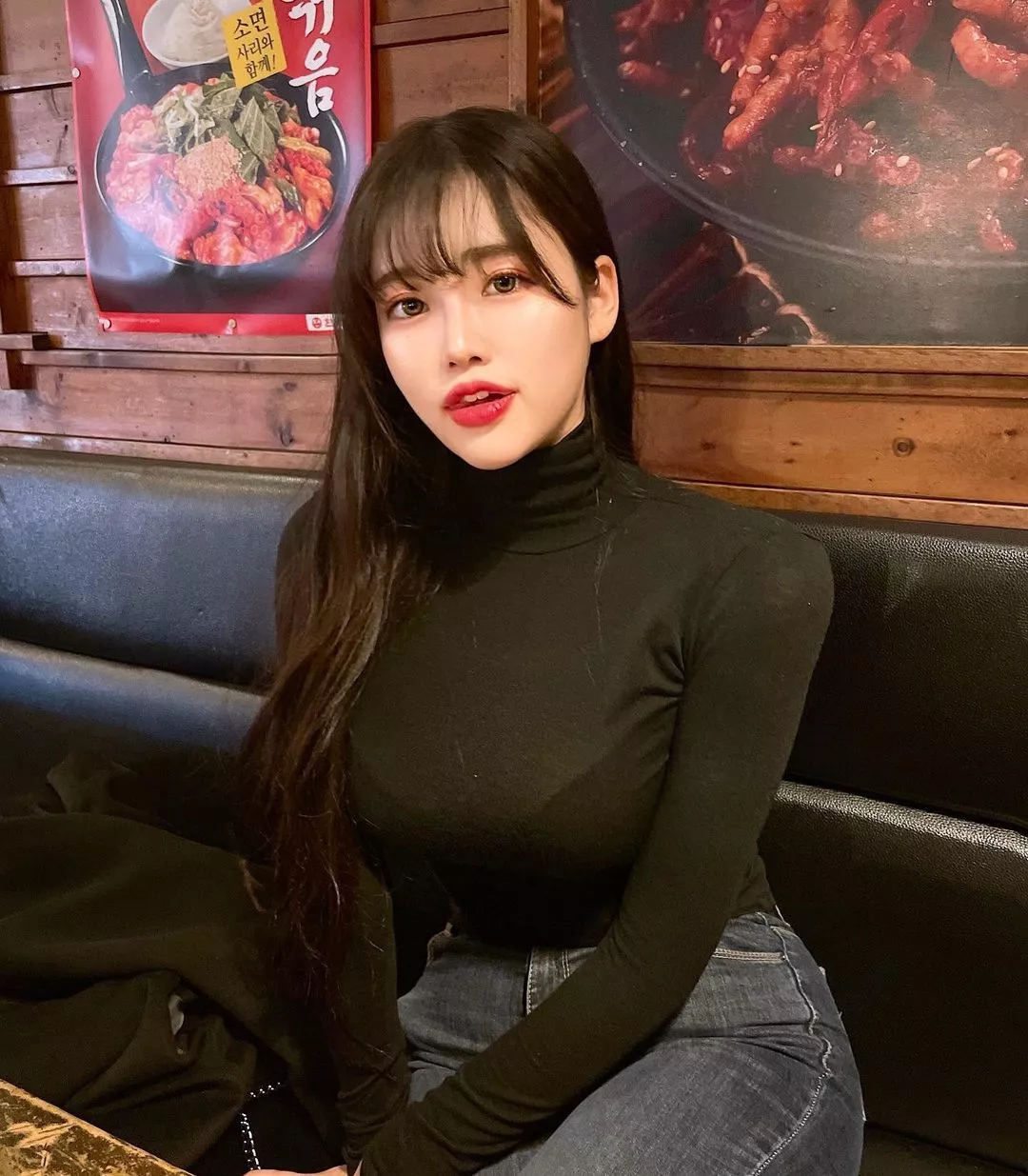 Black turtleneck