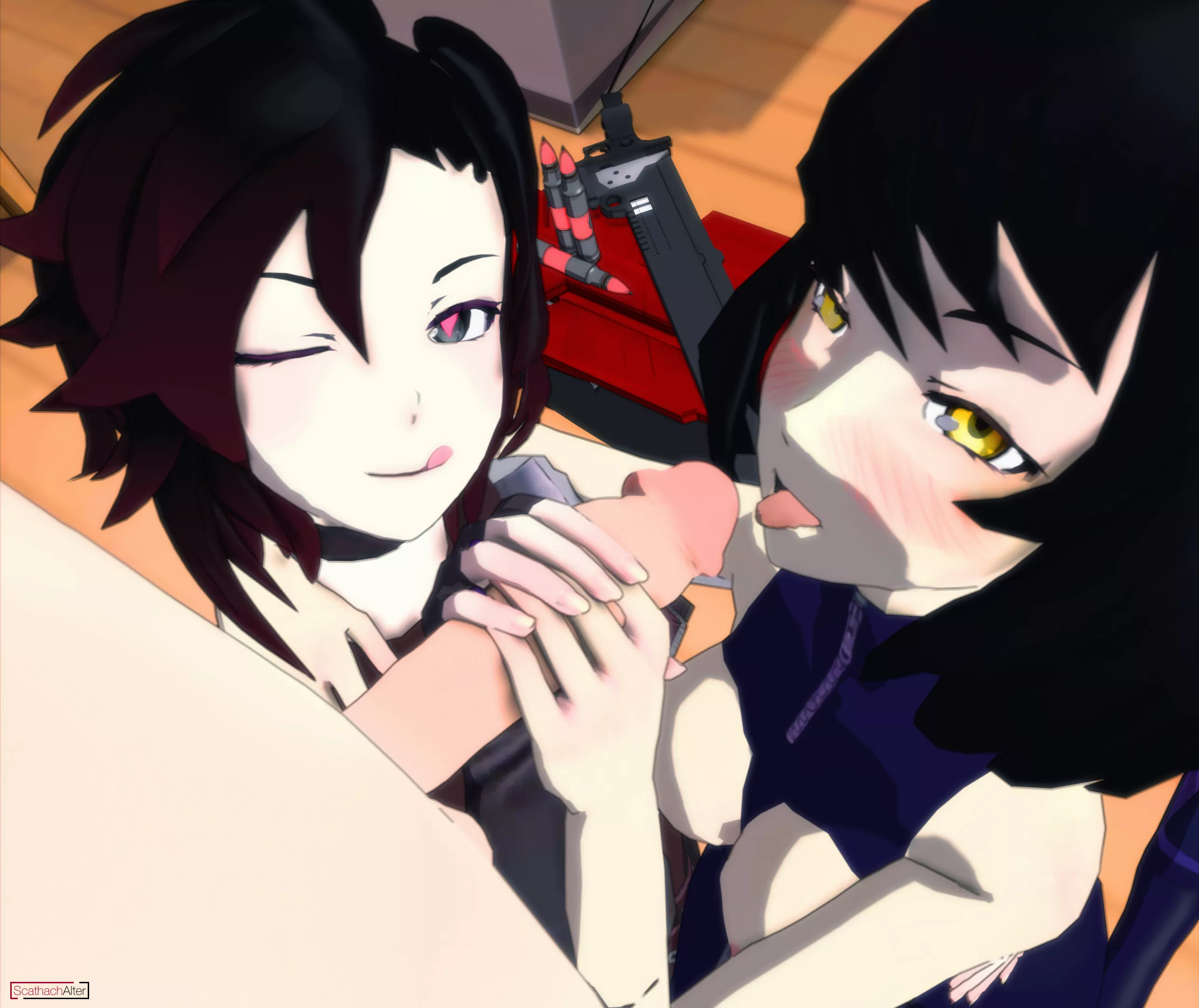 Blake Belladonna/Ruby Rose - Helping Hand (ScathachAlter) [RWBY]